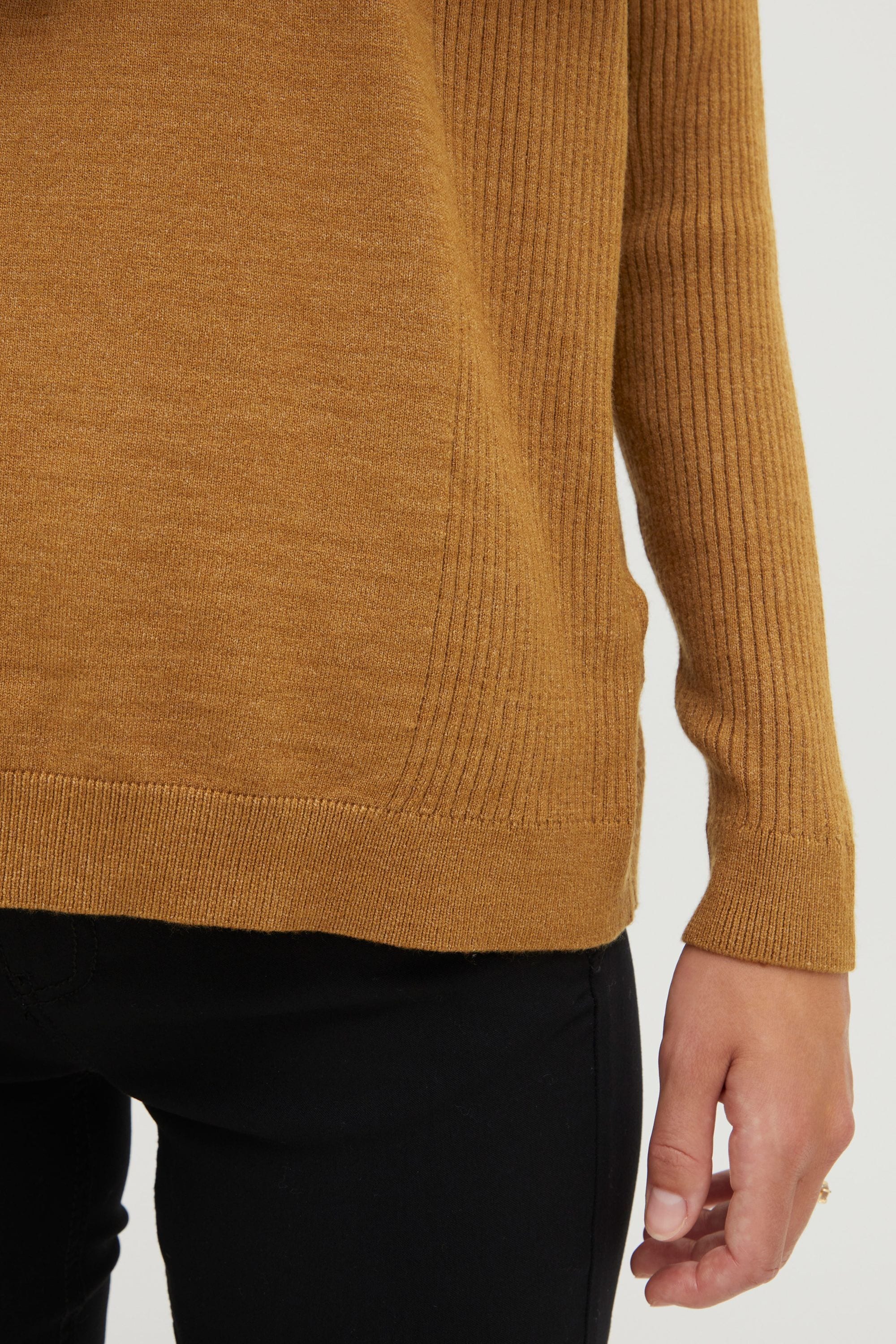 fransa Strickfleece-Pullover »Strickpullover FRCemelange«