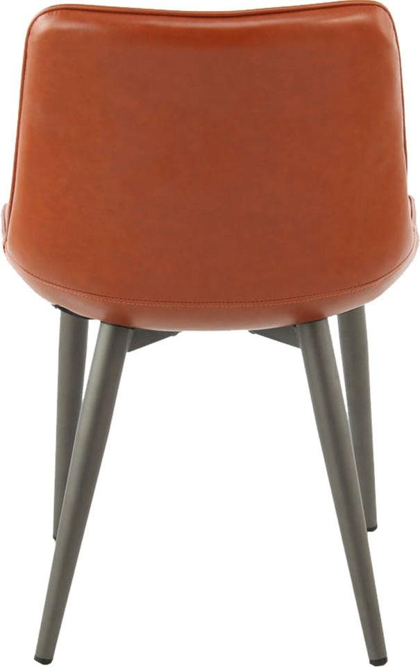 Kayoom Stuhl »Cecil 110 2er-Set,moderne Farben,Rückenlehne mit stilvollem Nahtmuster« (Set) 2 Stk.pflegeleicht, strapazierfähig, komfortable Schaumstoff-Sitzfläche