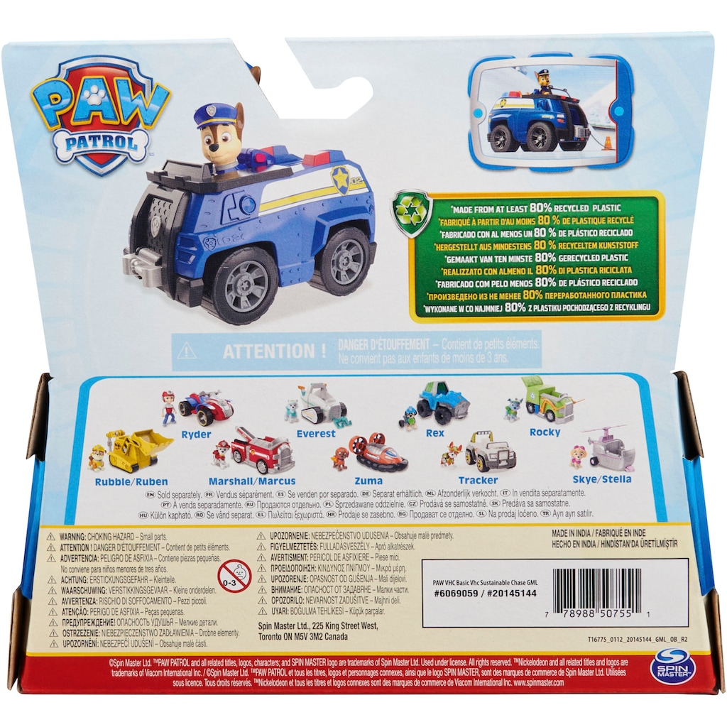 Spin Master Spielzeug-Auto »Paw Patrol - Sust. Basic Vehicle Chase«