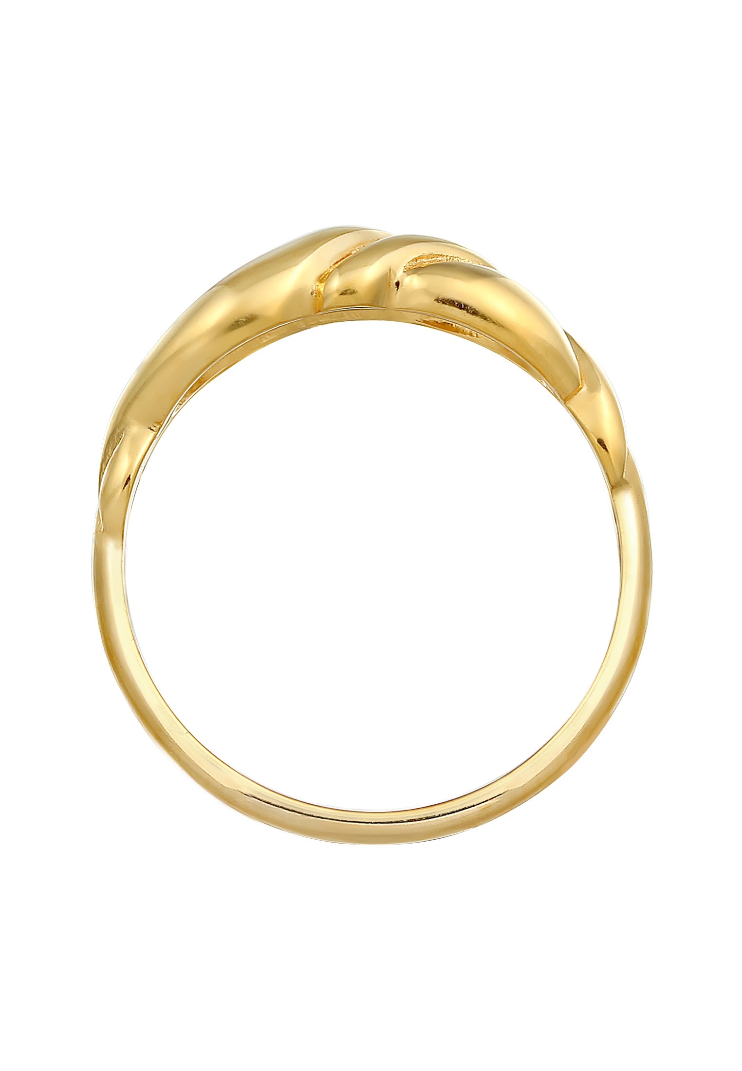 Elli Silberring »Ring Knoten Geschwungen Boho Style 925 Sterling Silber«