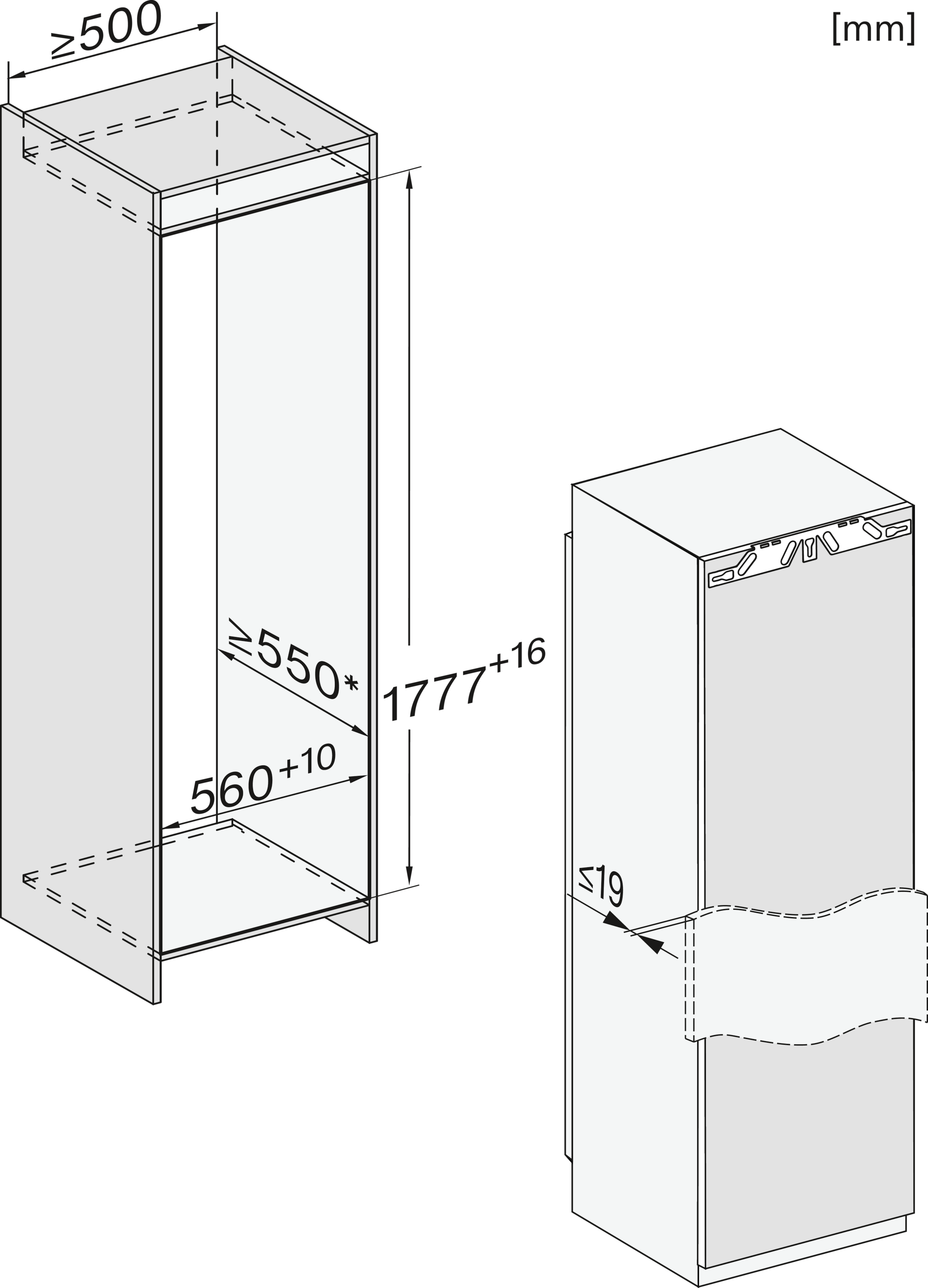 Miele Einbaukühlschrank »K 7797 C R«