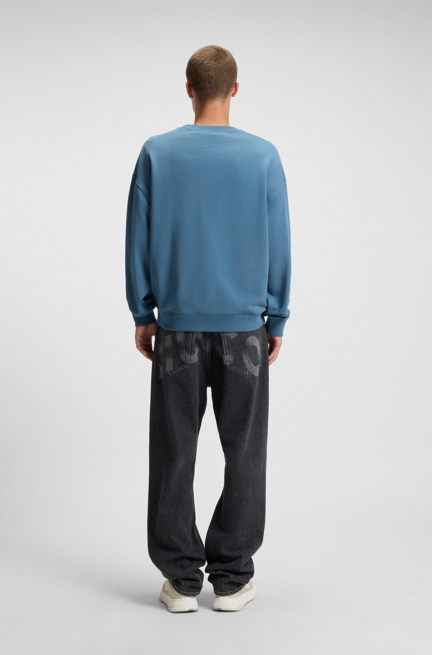 HUGO Blue Sweatshirt »Nogocrew«, Rundhalsausschnitt, regular fit, Logodruck