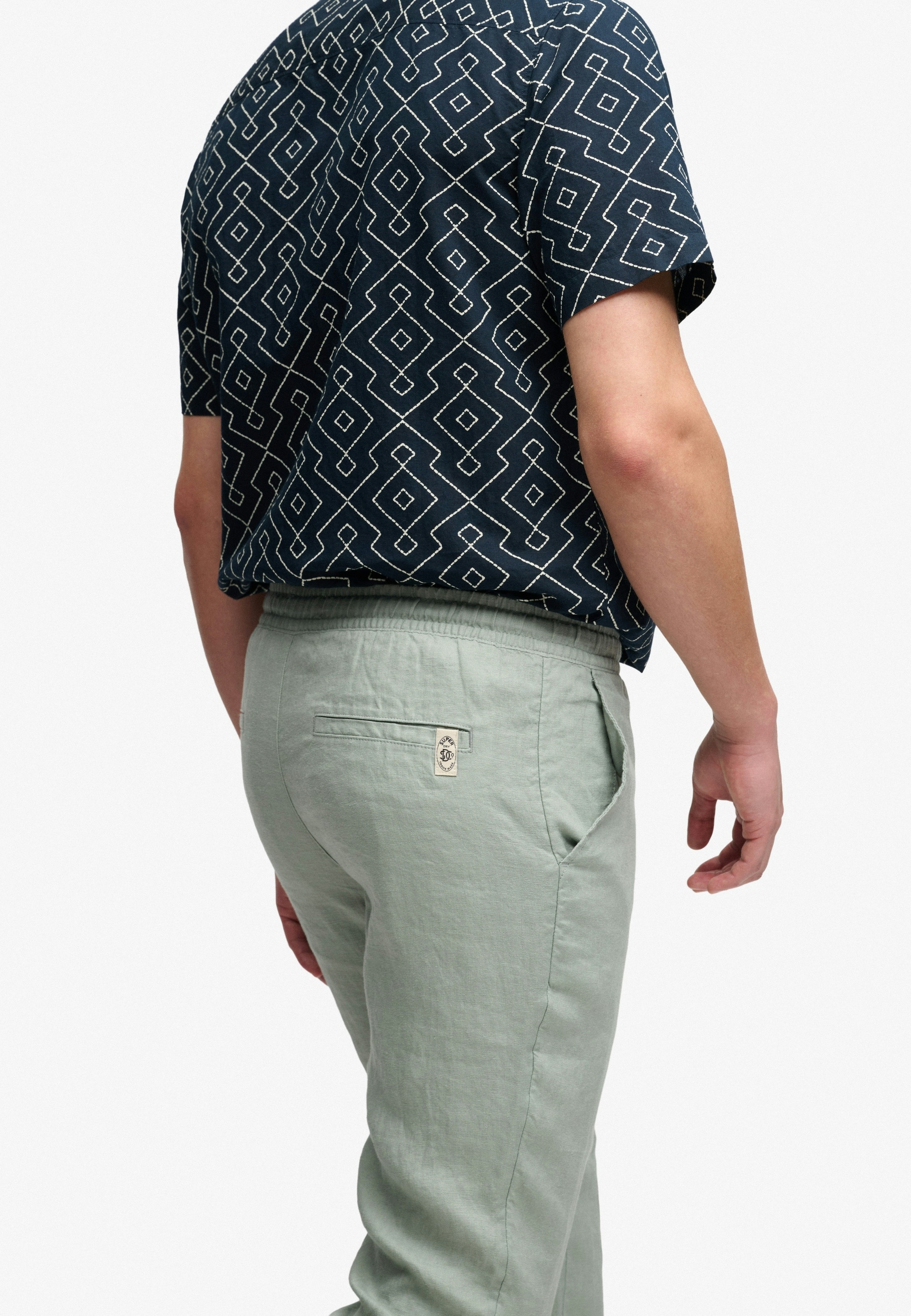 Superdry Leinenhose »MERCHANT LINEN PANT«