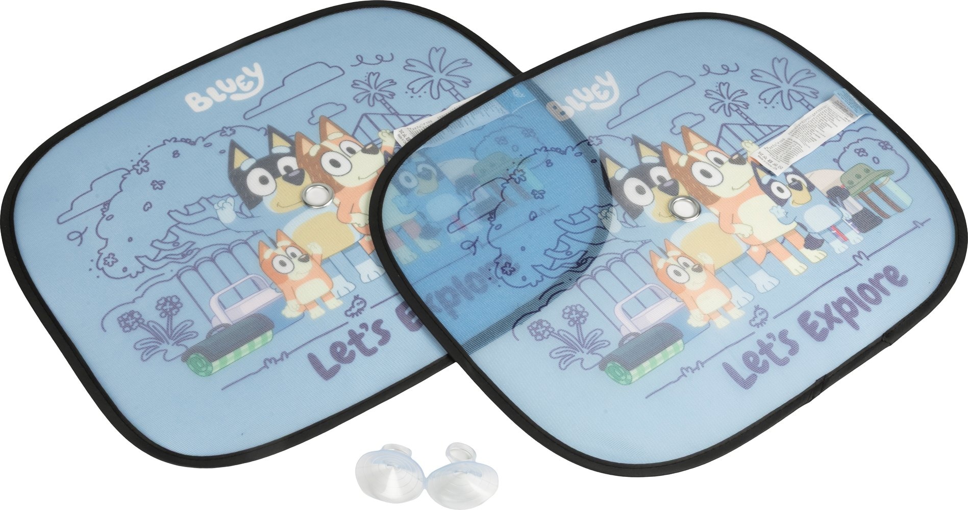 TataWay Autosonnenschutz »Bluey 44x35 cm« mit UV-Schutz, für Auto-Seitenfenster