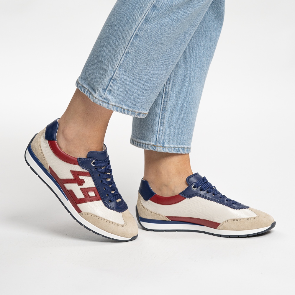 Ara Sneaker »PORTOFINO«  Freizeitschuh, Halbschuh, Schnürschuh in Bequemweite G 1/2 (= weit)