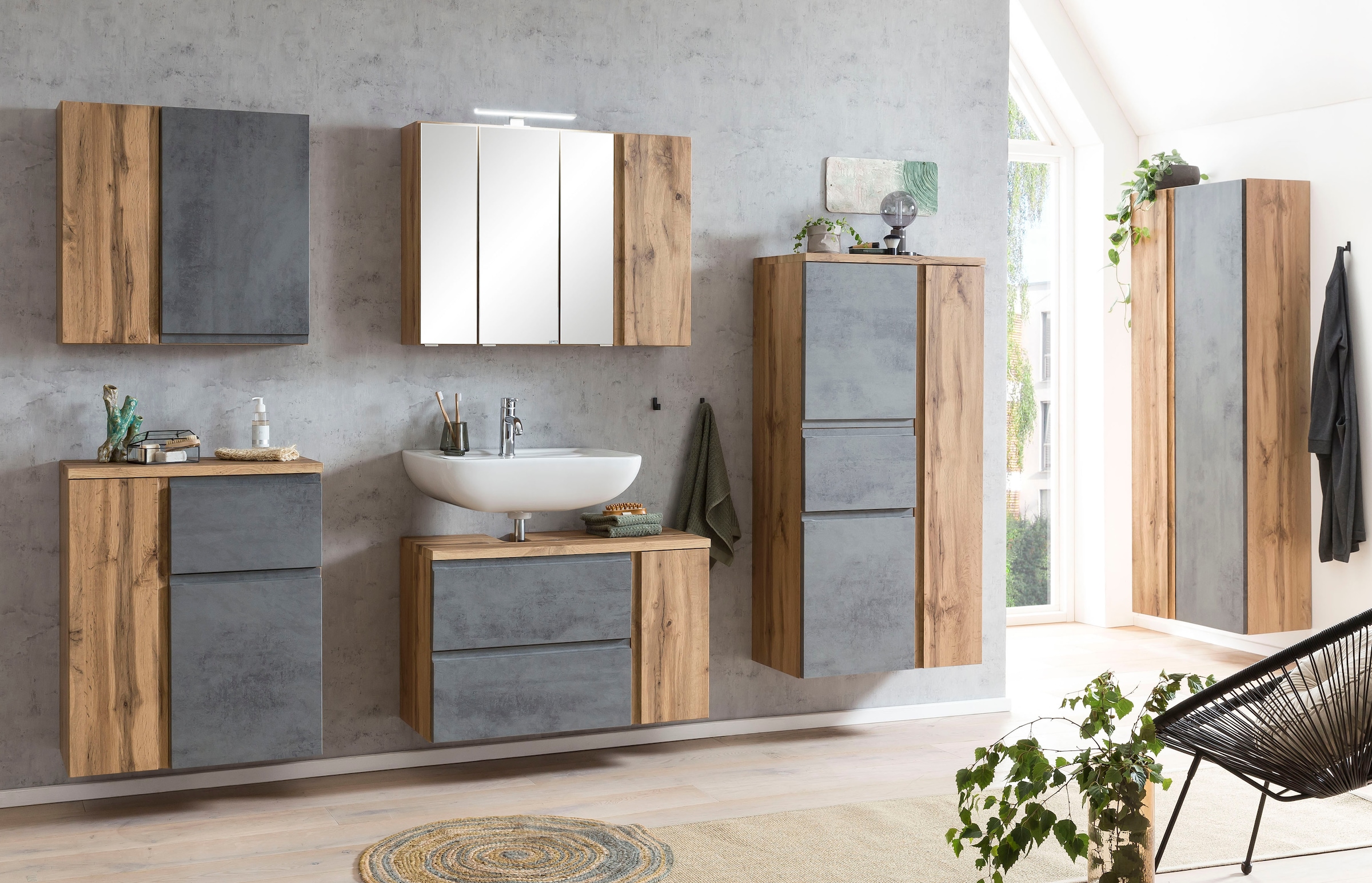 welltime Waschbeckenunterschrank »Sölden«