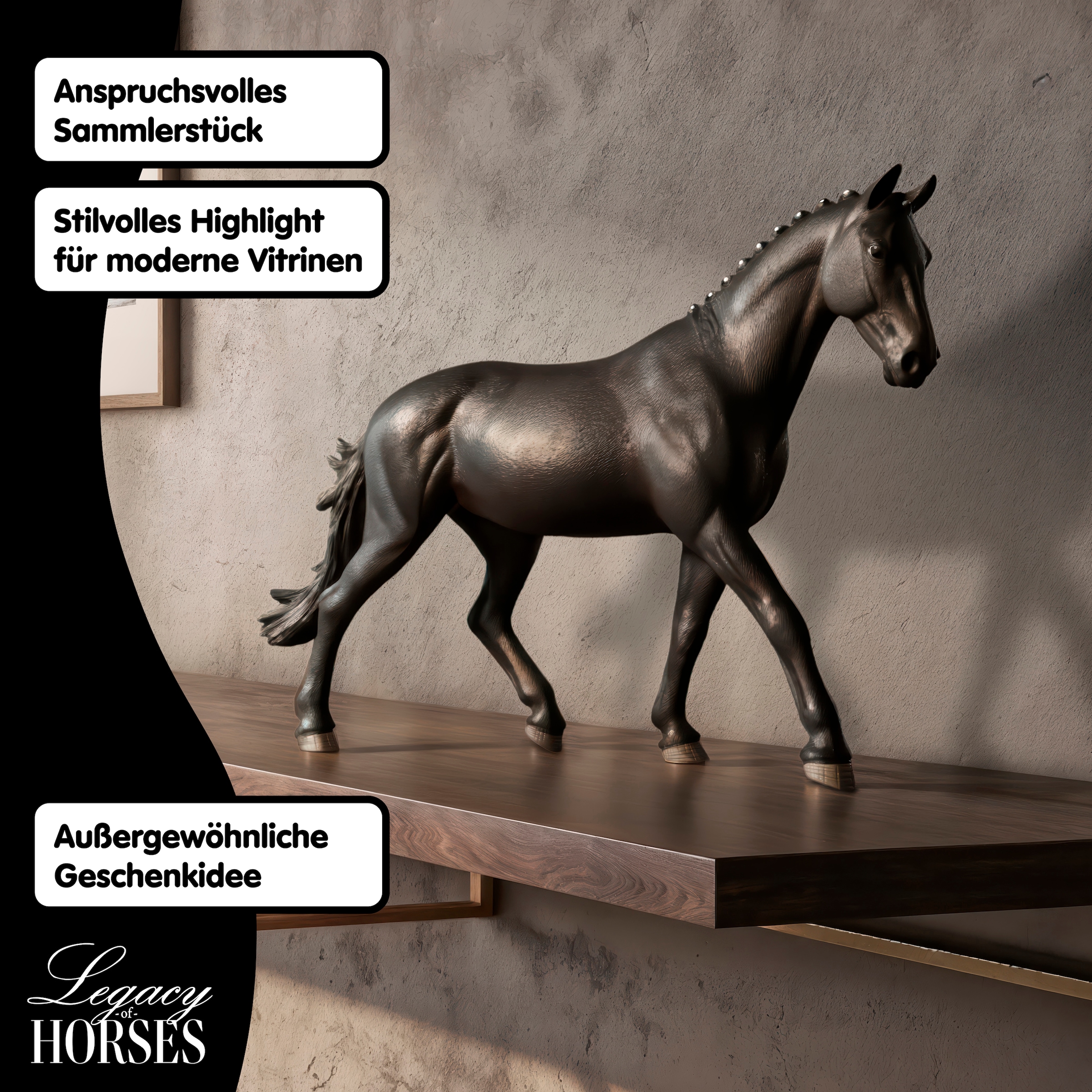 Schleich® »Legacy of Horses, Sonata Trakehner Stute, 1:12 (72235)« Sammelfigur für Erwachsene, Höhe: ca. 18 cm