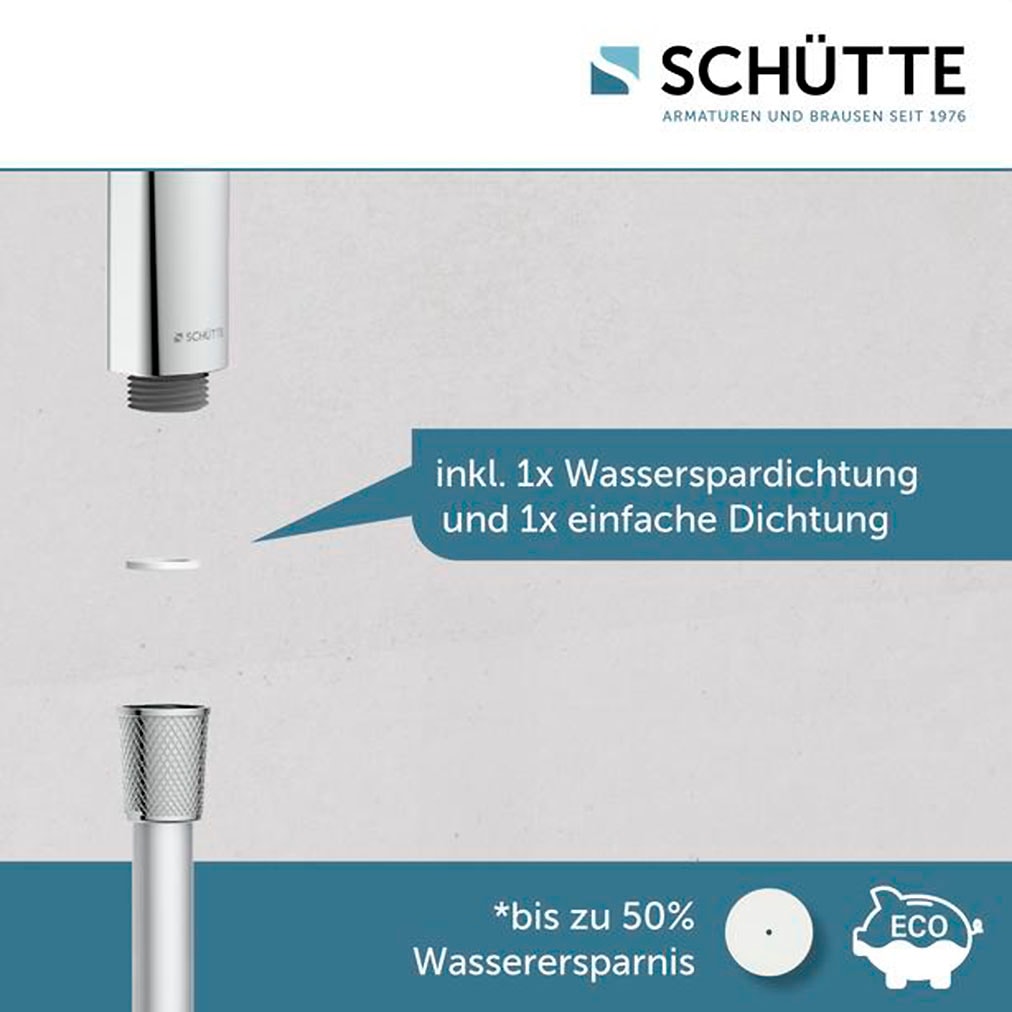 Schütte Stangenbrause-Set »RAVENNA«, (1 tlg.), 3-fach verstellbar / Antikalk / wassersparend