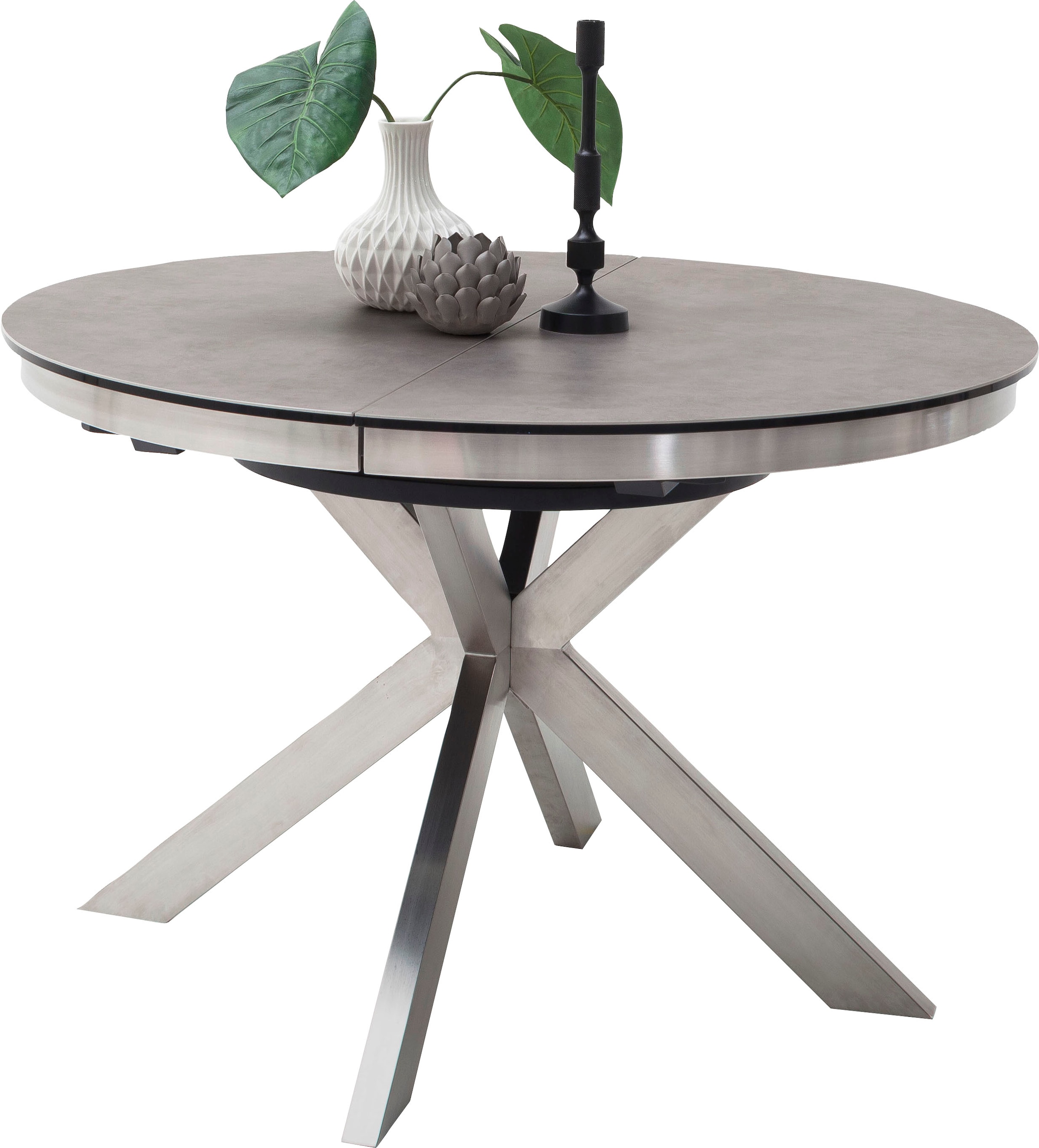 MCA furniture Esstisch »Winnipeg«, Tisch ausziehbar, rund Shop mit bestellen im Glas Synchronauszug Keramik OTTO Online
