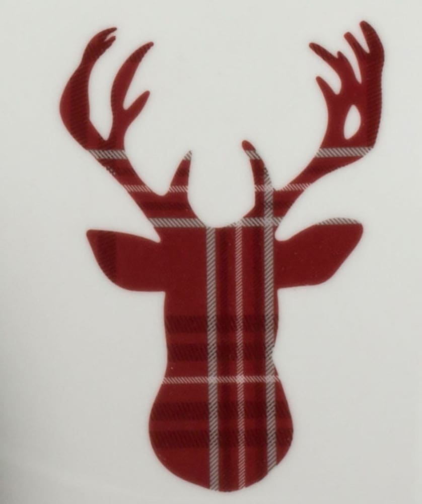 Retsch Arzberg Kombiservice »Geschirr-Set, Service HIGHLAND STAG, Winter, Advent, Weihnachten« Hirsch trifft Schottenkaro, 30 Teile, für 6 Personen