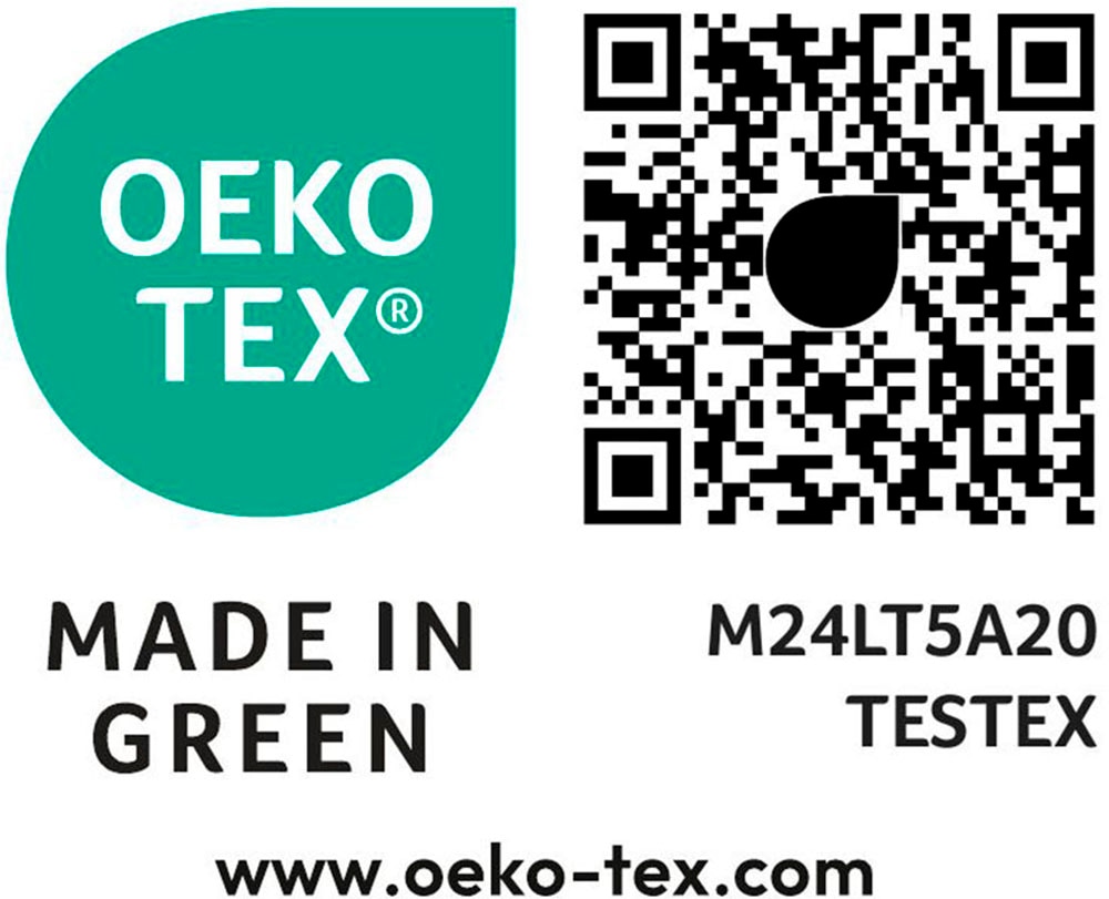andas Kissenbezug »Greta«, (2 St., 2x 40x40), Kissenhülle mit Wendeoptik, OEKO-TEX® und Made in Green zertifiziert