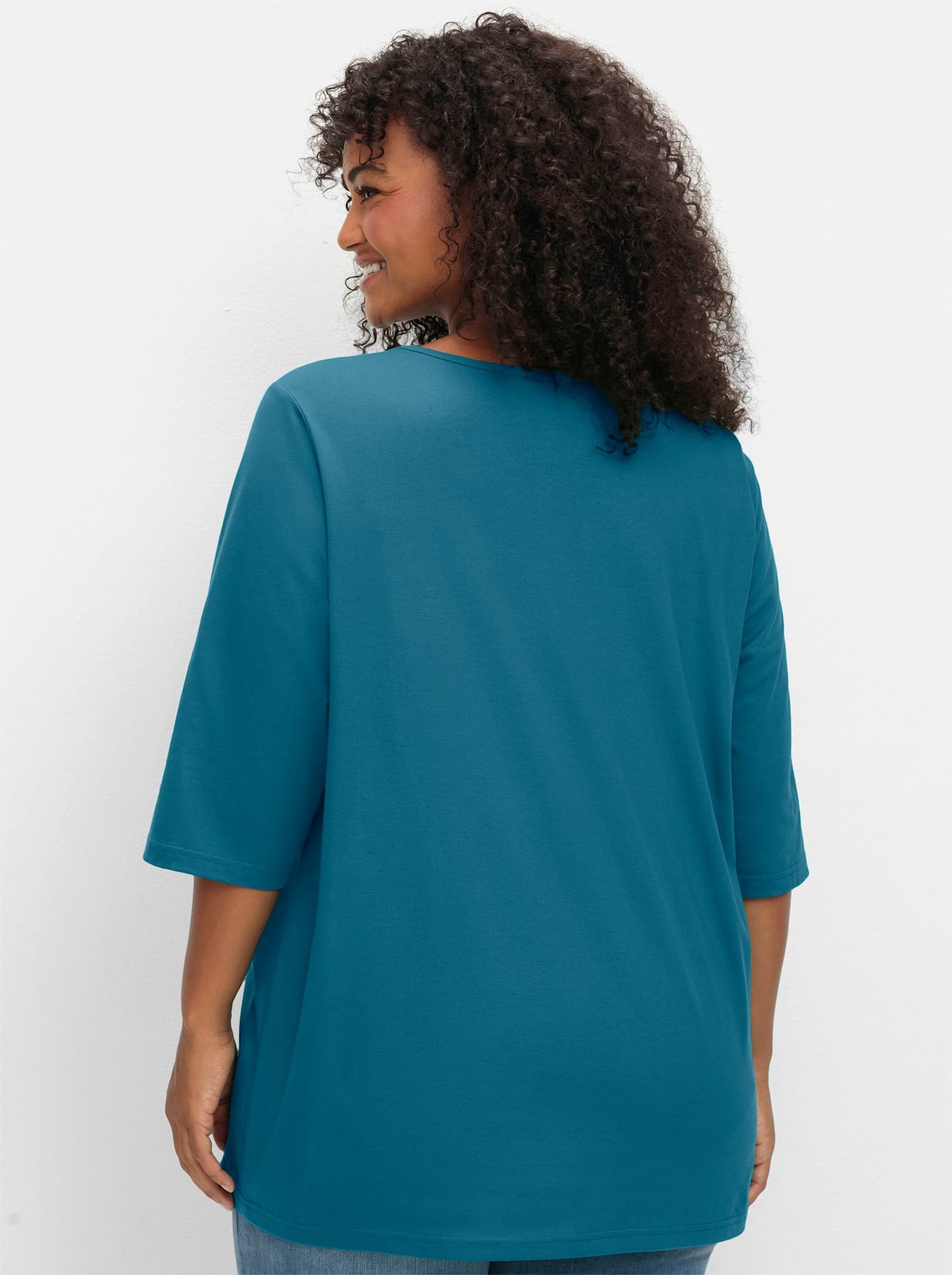 Sheego 3/4-Arm-Shirt »3/4-Arm-Shirt« 1 Stk.