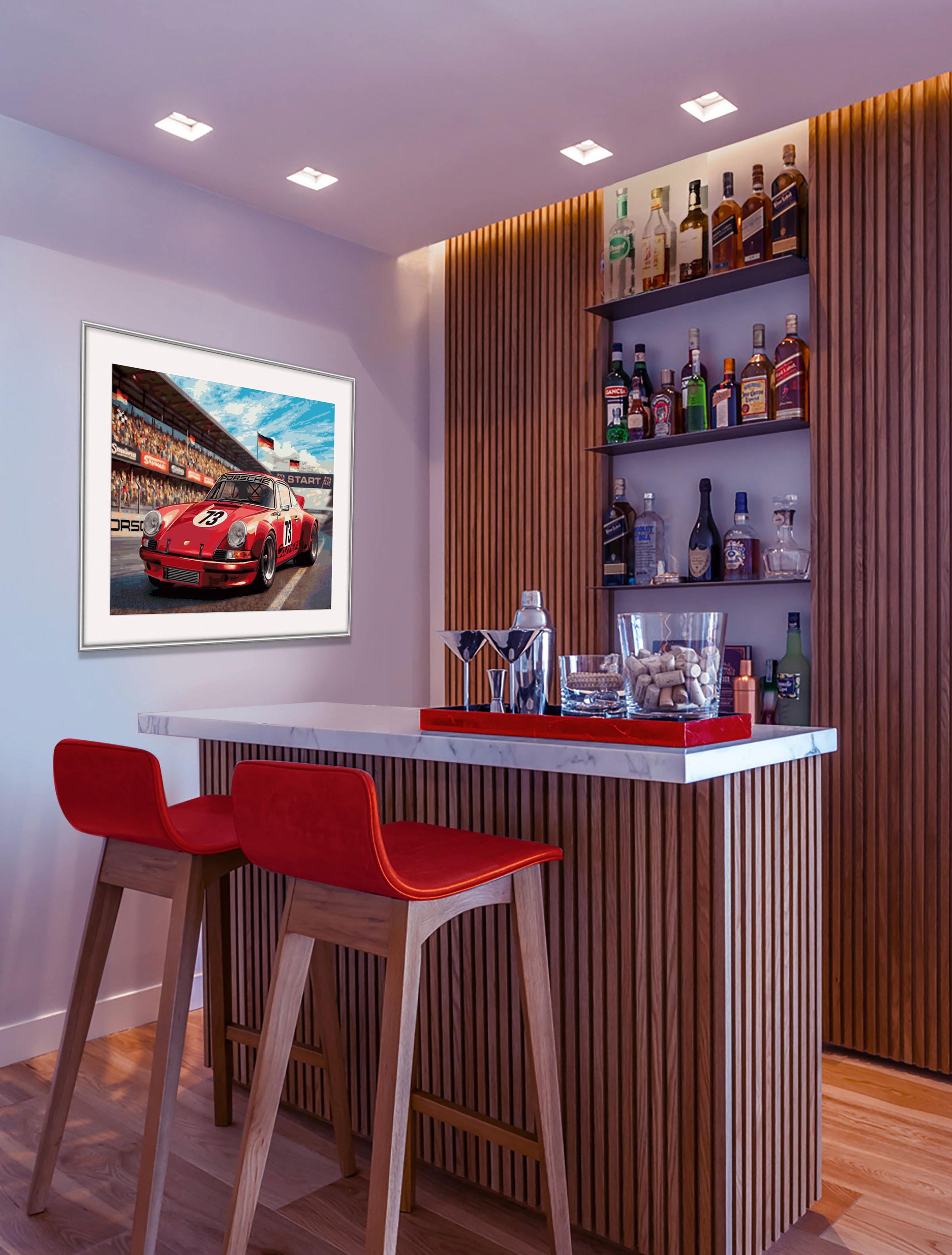 Schipper Malen nach Zahlen »Meisterklasse Premium - Porsche 911 Carrera RSR 2.8« Made in Germany