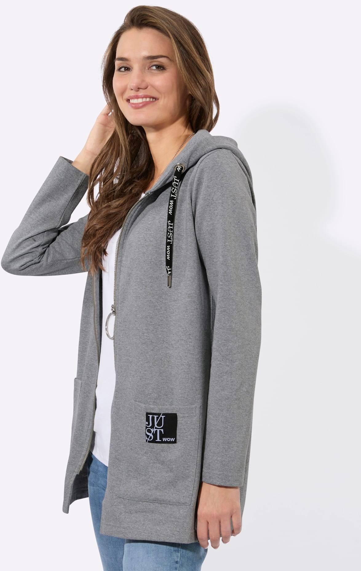 Inspirationen Shirtjacke »Sweatjacke« 1