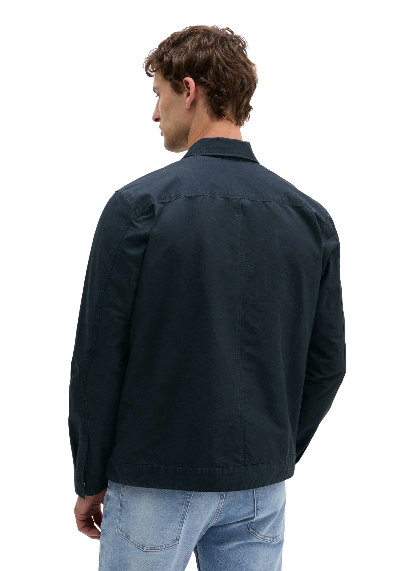 Marc O'Polo Hemdjacke aus Bio-Baumwolle und Leinen