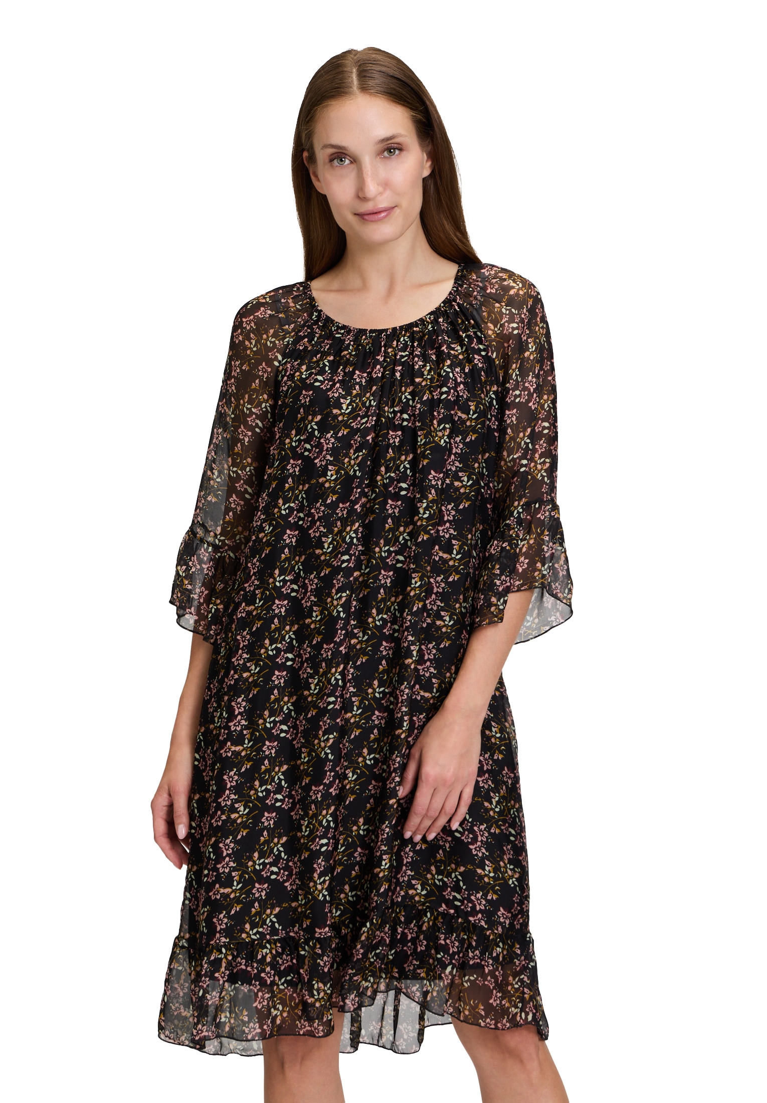 Cartoon Chiffonkleid »Chiffonkleid mit 3/4 Arm«