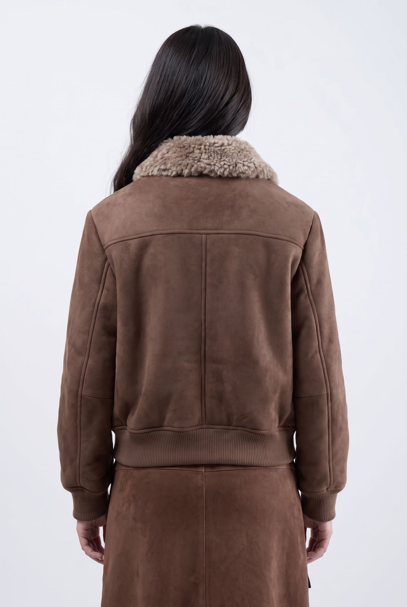 Zhrill Kurzblazer »BINE« Velourblouson mit Teddykragen / Reißverschluss