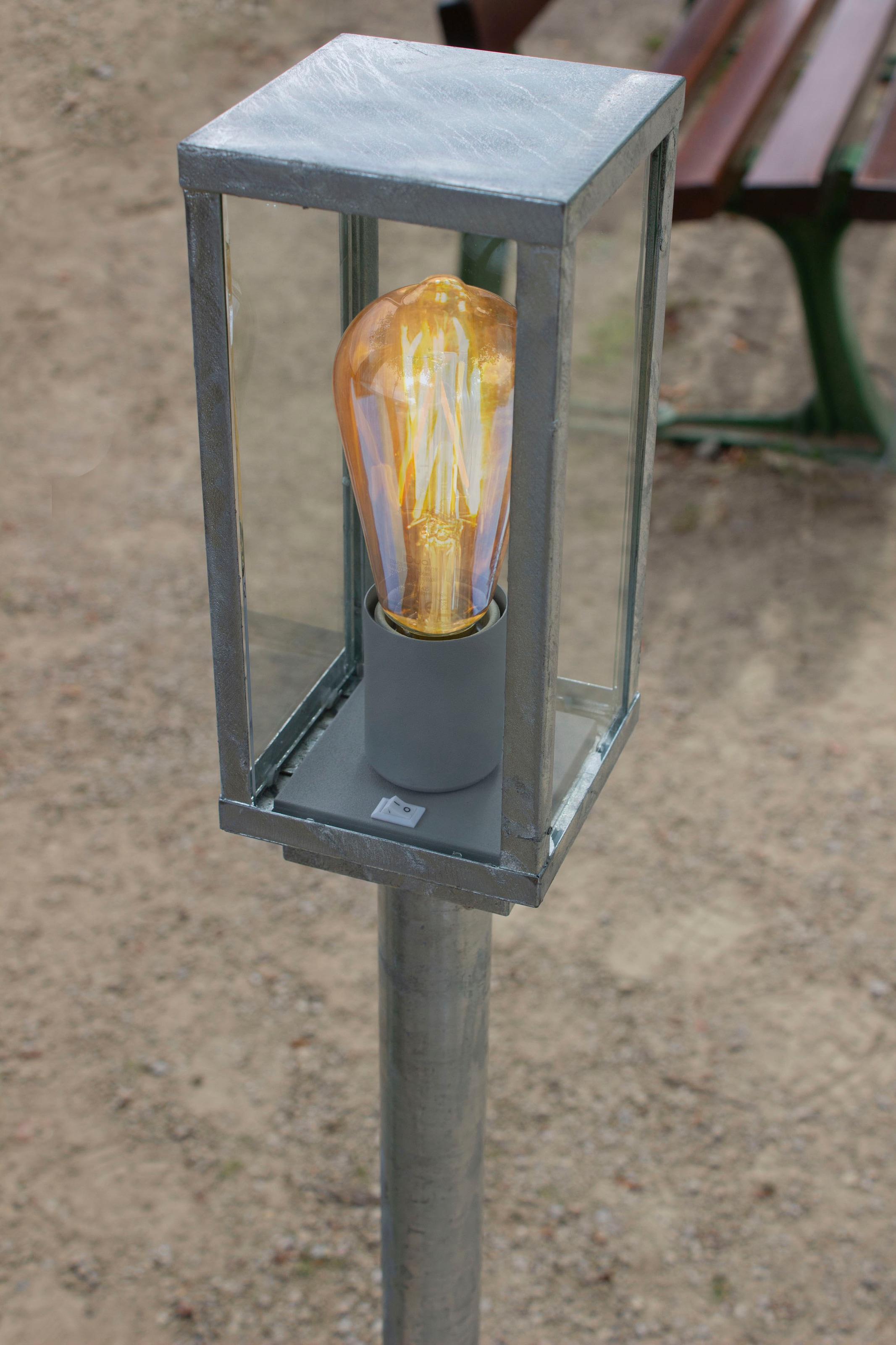 ECO-LIGHT Außen-Wandleuchte »KARO«, Leuchtmittel E27 | Leuchtmittel wechselbar