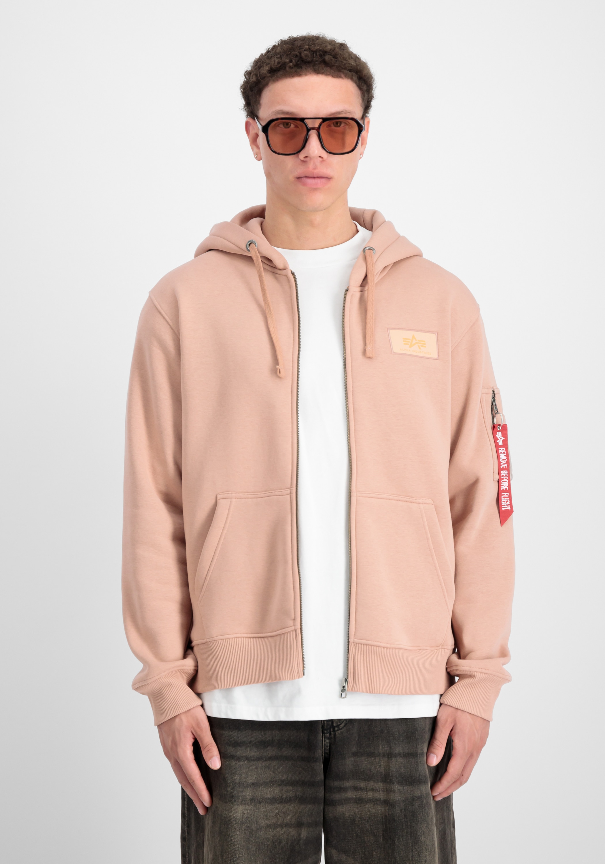 Alpha Industries Hoodie »Alpha Industries Men - Hoodies Backprint Zip Hoodie«