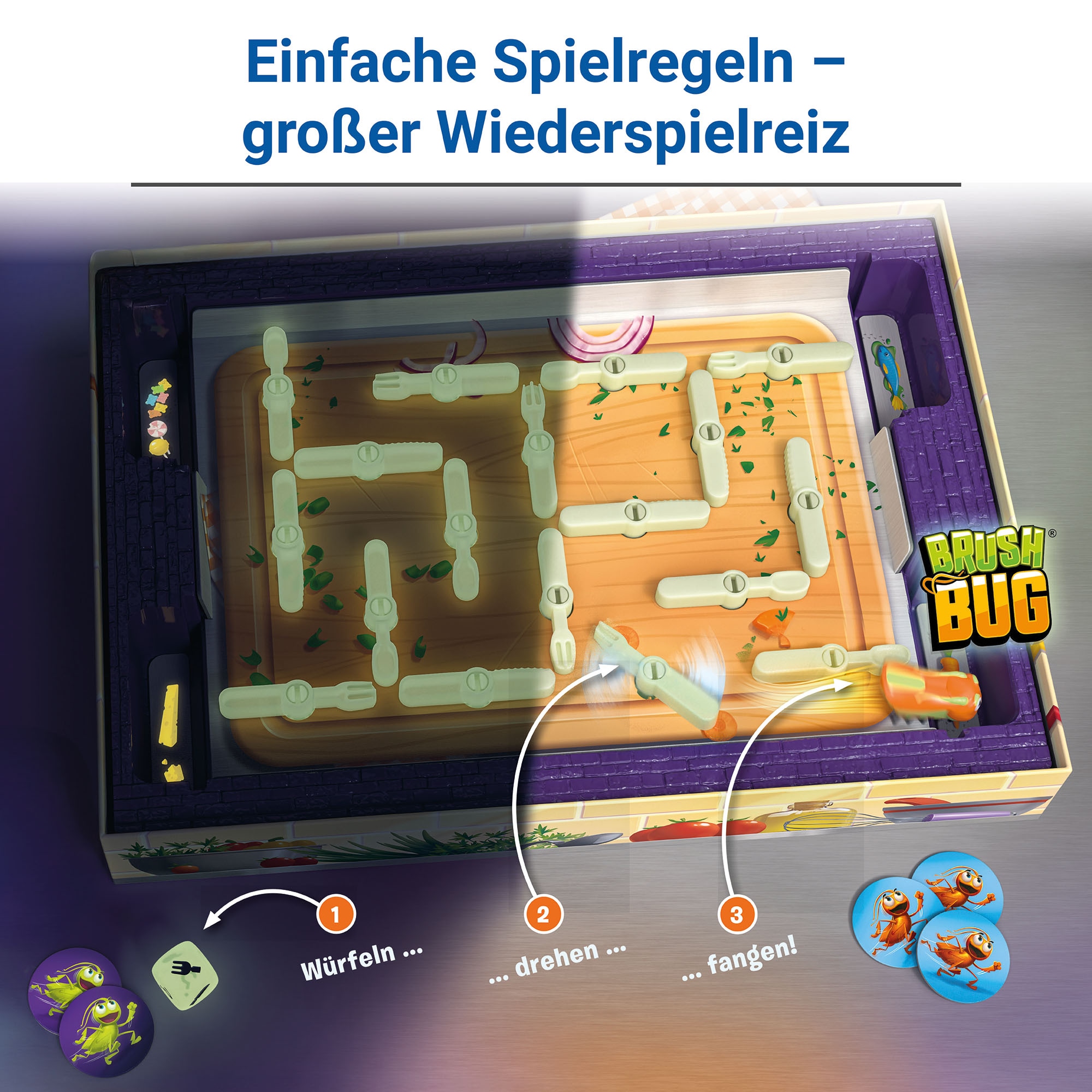 Ravensburger Spiel »Kakerlakak - Glow in the Dark« Made in Europe