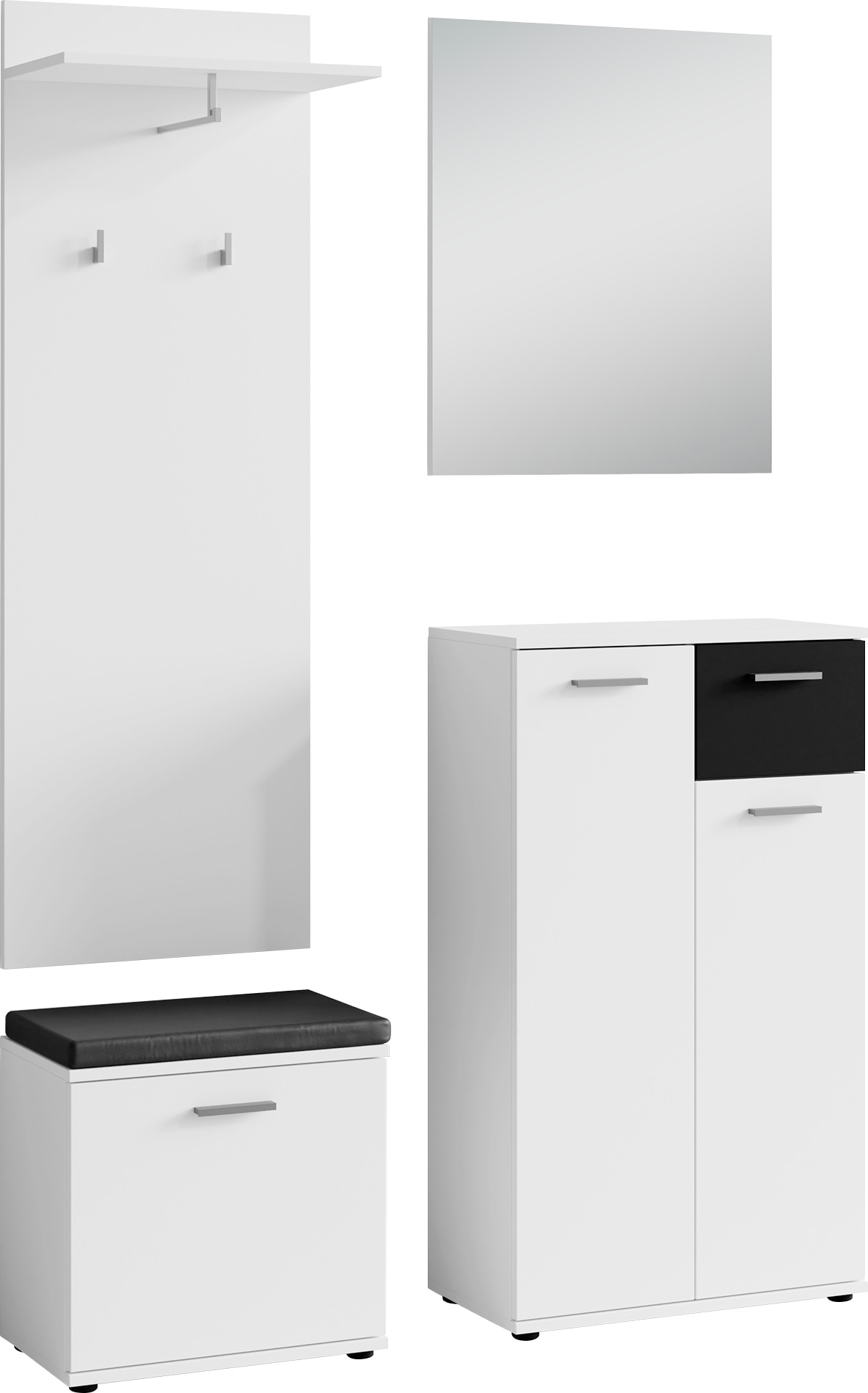 byLIVING Garderoben-Set »Jakob« 4 Stk. tlg.