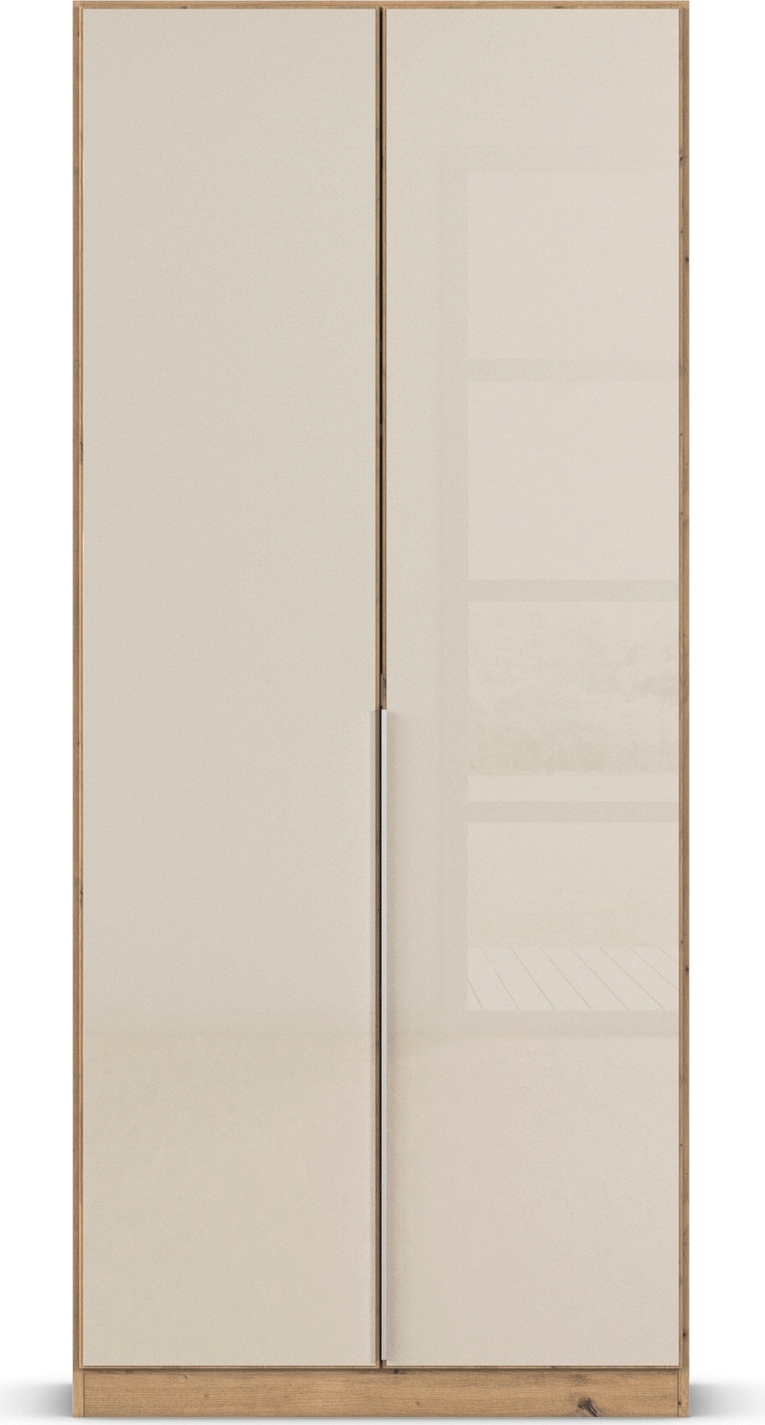 rauch Drehtürenschrank »Kleiderschrank Kleiderschränke Schrank Garderobe AGORDO mit Glasfront«, (in zwei Griff-Farben), durchdachte Innenausstattung, in 6 Breiten und 2 Höhen MADE IN GERMANY