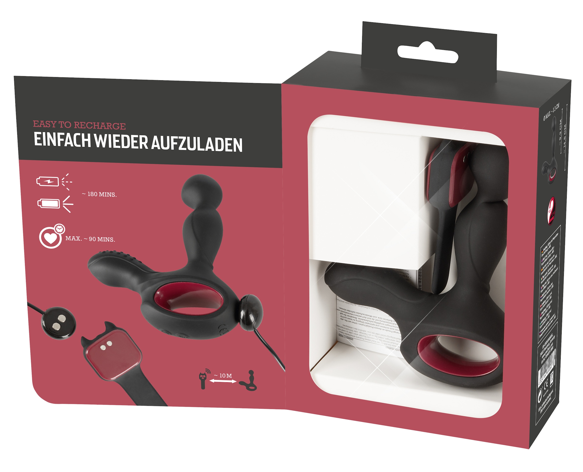 You2Toys Anal-Stimulator »Prostata-Vibrator Silicone Prostate Plug«
