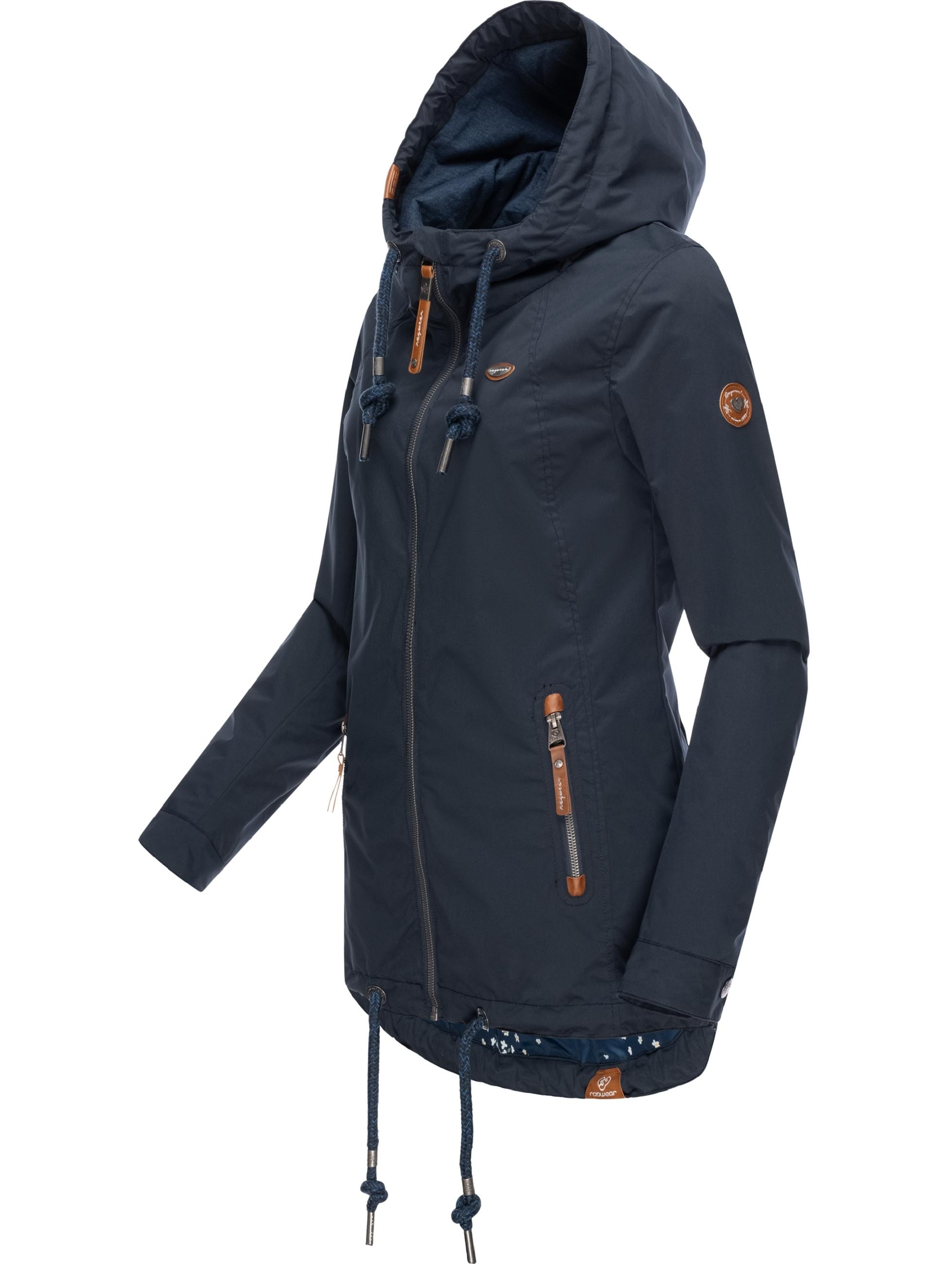 Ragwear Outdoorjacke »Übergangsjacke Zuzka«, mit Kapuze, stylische Übergangsjacke mit großer Kapuze
