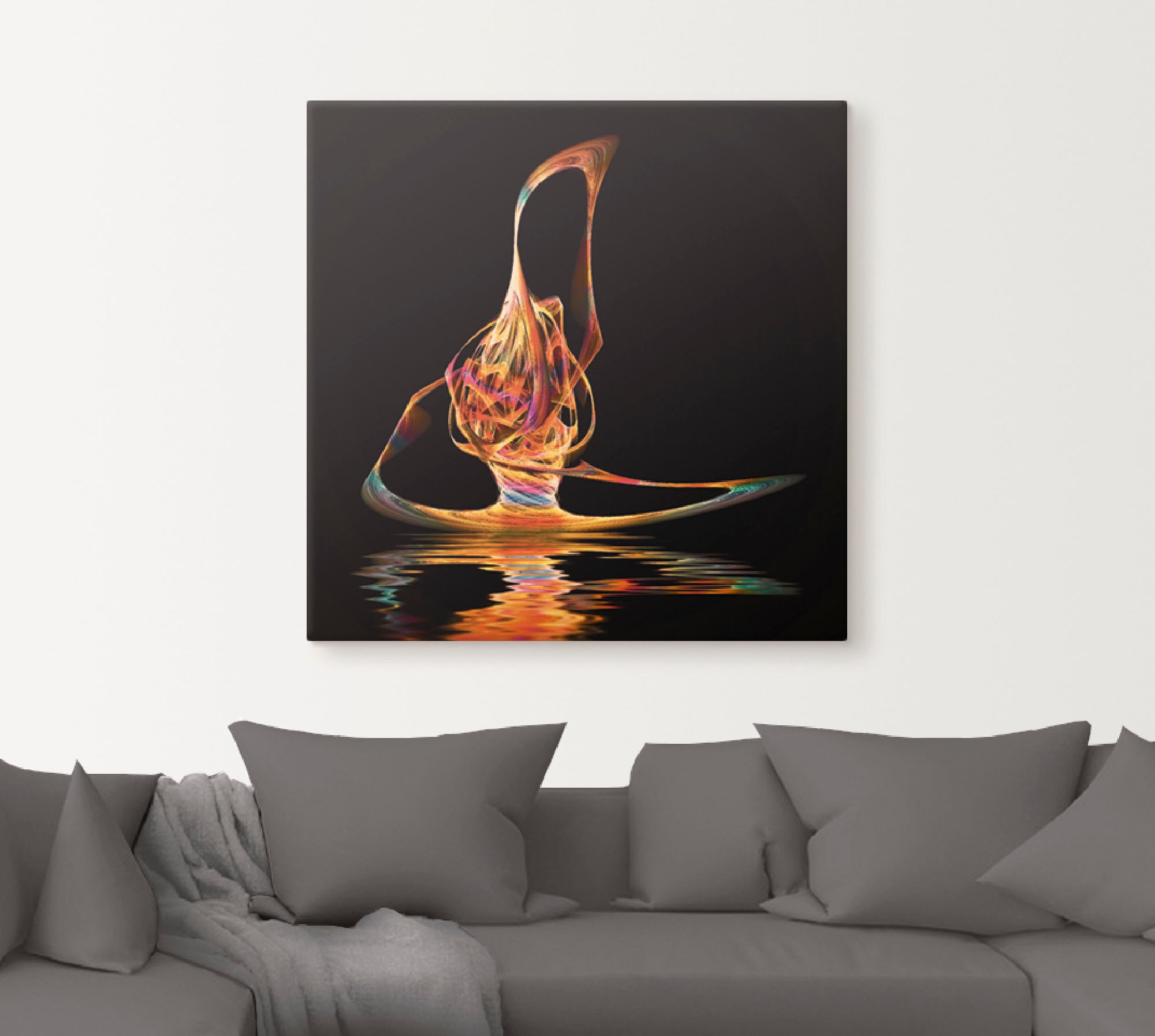 Artland Leinwandbild »Filigraner Surfer« Gegenstandslos 1 Stk. tlg. auf Holzrahmen gespannt