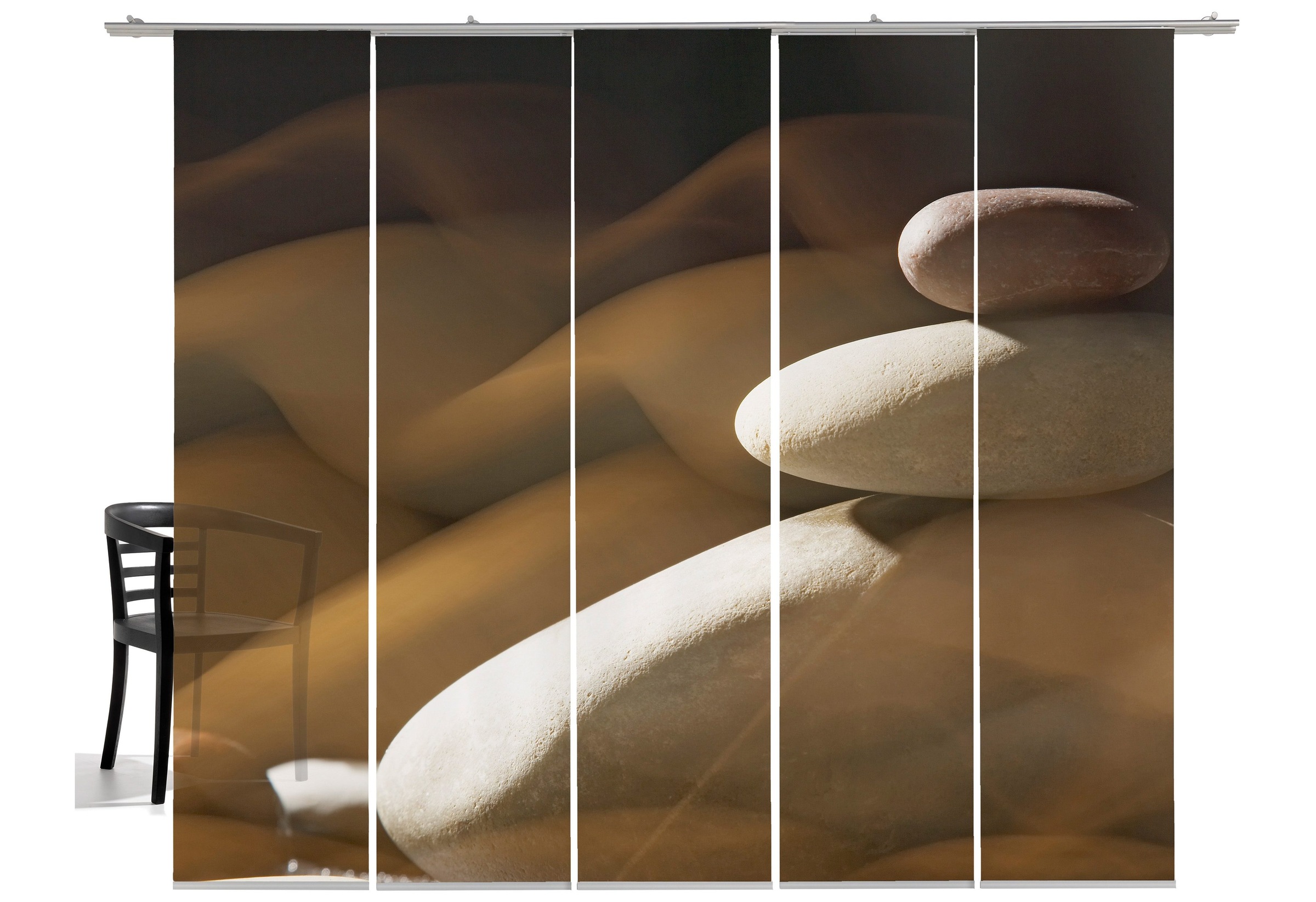 emotion textiles Schiebegardine »Steinmauer«, HxB: 260x60, mit Befestigungszubehör