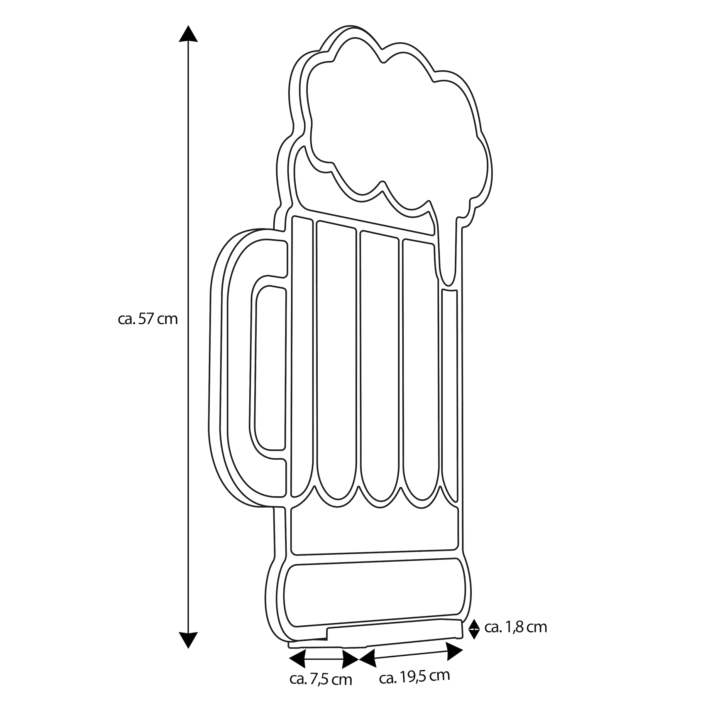 my home LED Dekofigur »Evaya« LED-Modul 1 Stk. Warmweiß haben eine faszinierende Tiefenillusion mit 3D-Effekt