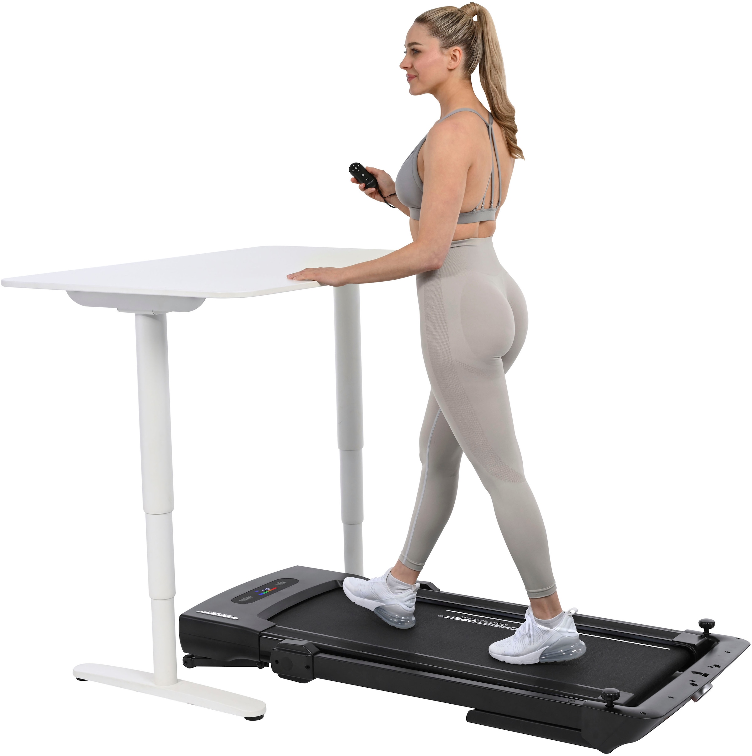 Christopeit Sport® Laufband »2 in 1«, (1 tlg., inkl. Bluetooth-Musikboxen), bis max. 14 km/h, klappbar