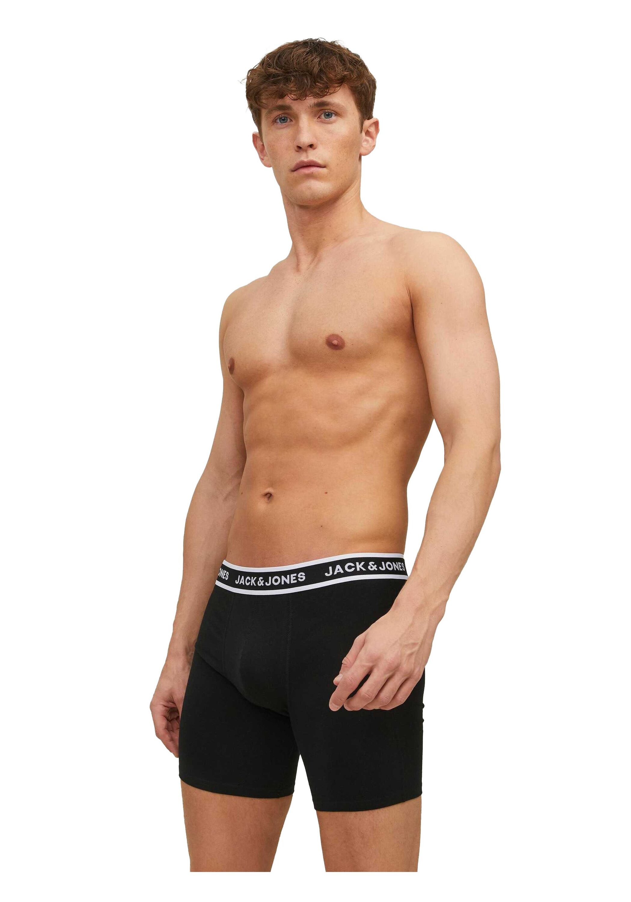 Jack & Jones Boxershorts »Boxershort JACSOLID BOXER BRIEFS 3P 3er Pack«