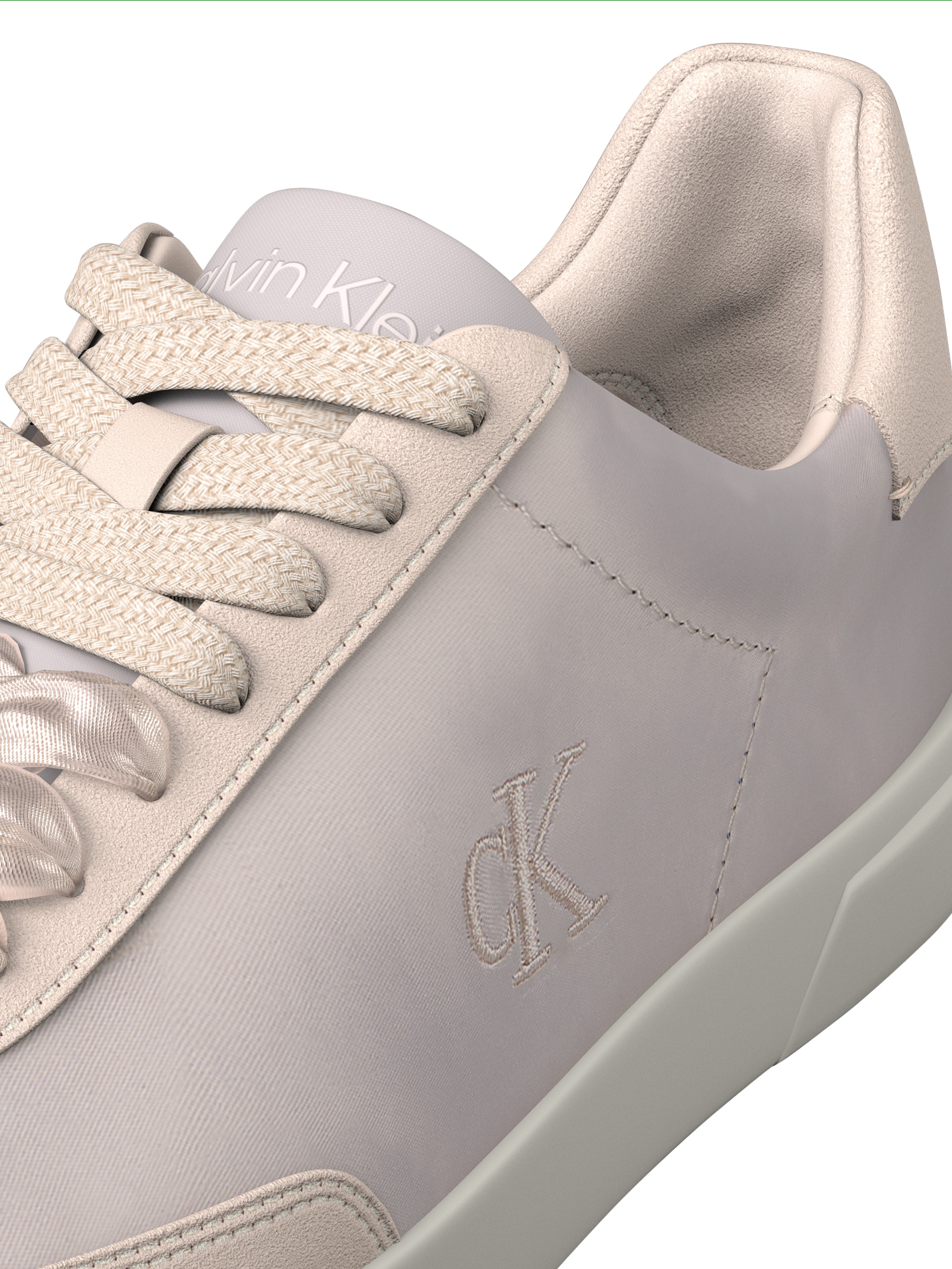 Calvin Klein Plateausneaker »LOW PRO CUPSOLE WT SATIN MIX«  Freizeitsneaker, Halbschuh mit zwei Schnürsenkelarten