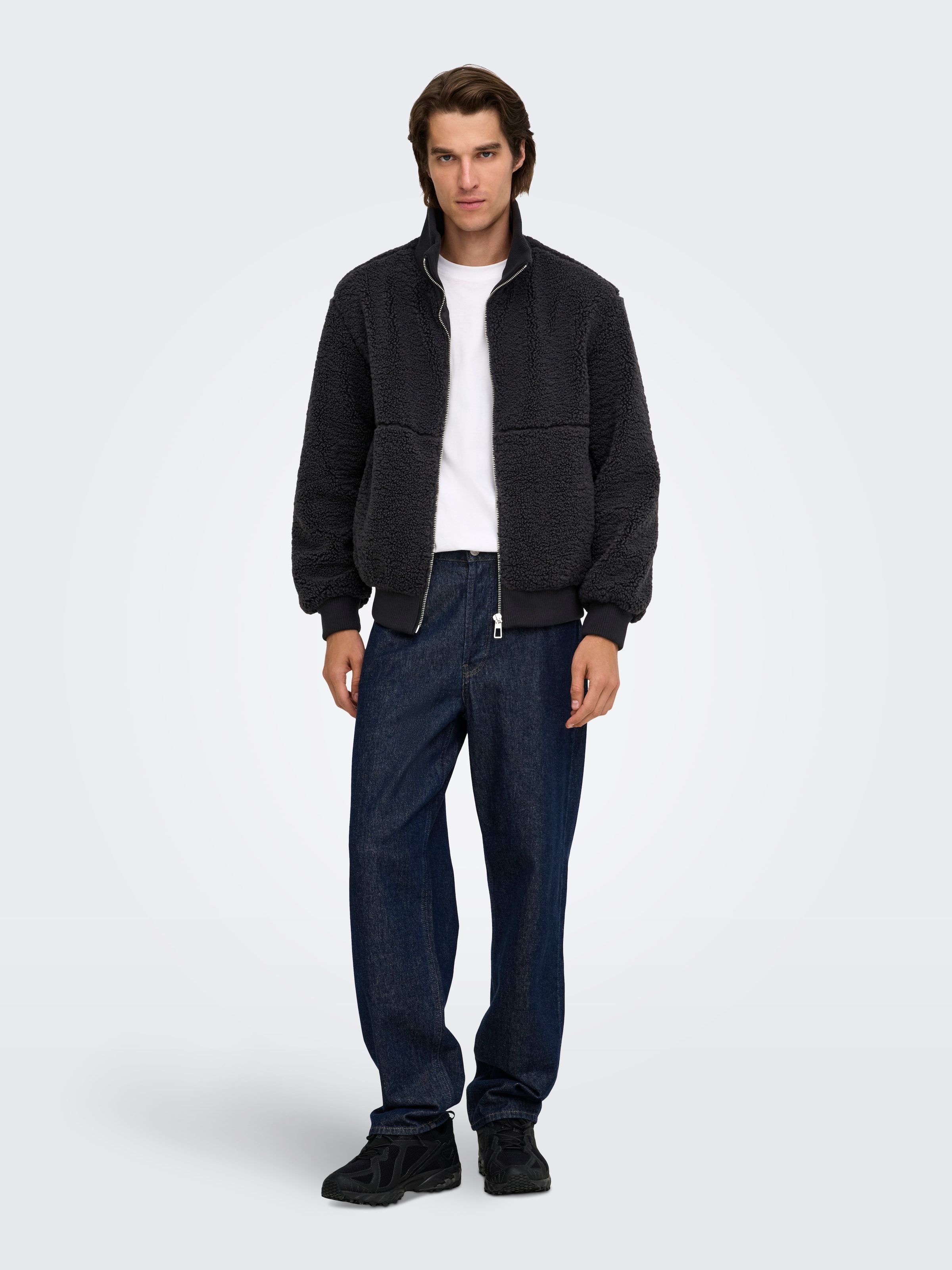 ONLY & SONS Parka »ONSRAY SHERPA JACKET OTW VD« mit Kapuze Polyester, regular fit