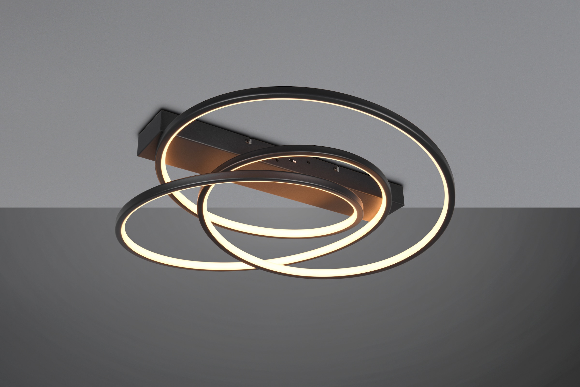 TRIO Leuchten LED Deckenleuchte »DARVIN, LED Deckenlampe 34W 4500 Lumen, dimmbar Lichtfarbe einstellbar« LED-Board 1 Stk. warmweiß - kaltweiß CCT 2300/3000/4000K warmweiß-kaltweiß, Deckenlampe Büro Wohnzimmer