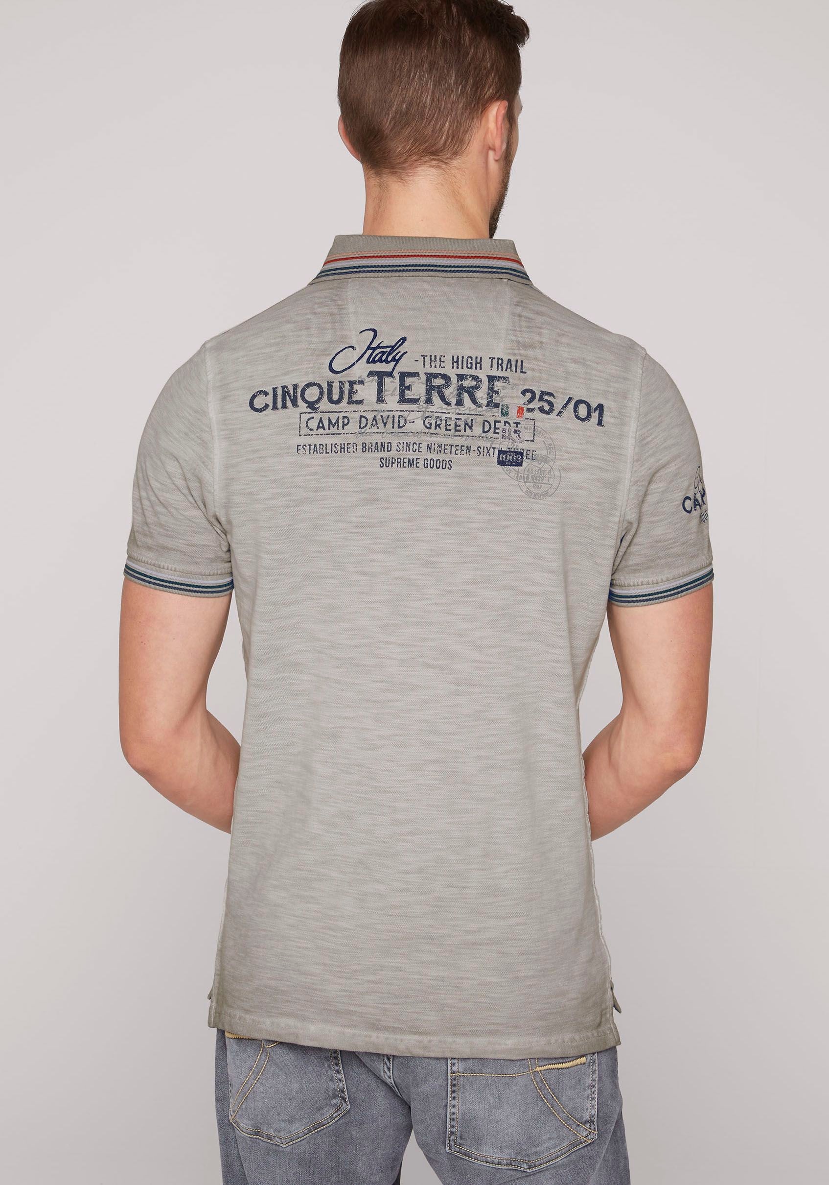 CAMP DAVID Poloshirt, mit Kontrastnähten online shoppen bei OTTO