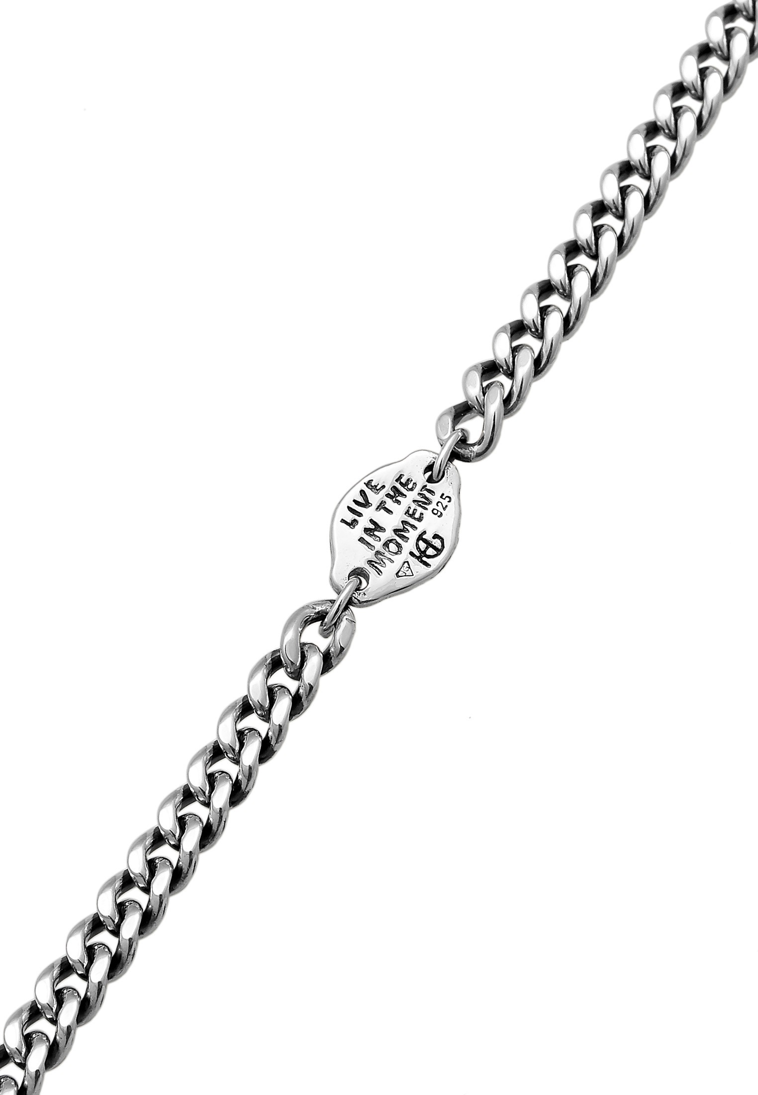 HAZE & GLORY Armkette »Armband Panzerkette - Ride the tide 925 Sterling Silber«
