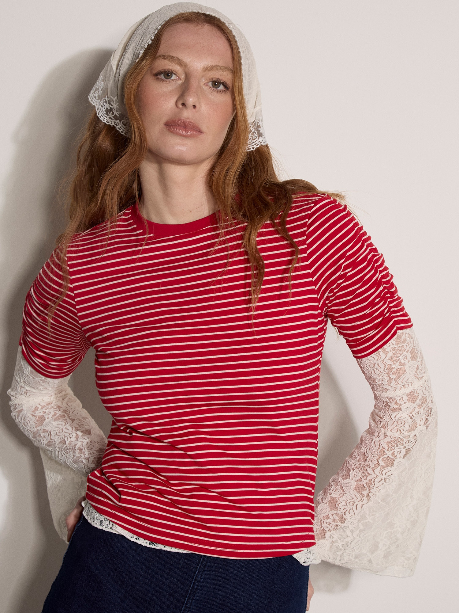 Apricot Shirttop »Top« mit gerafften Ärmeln