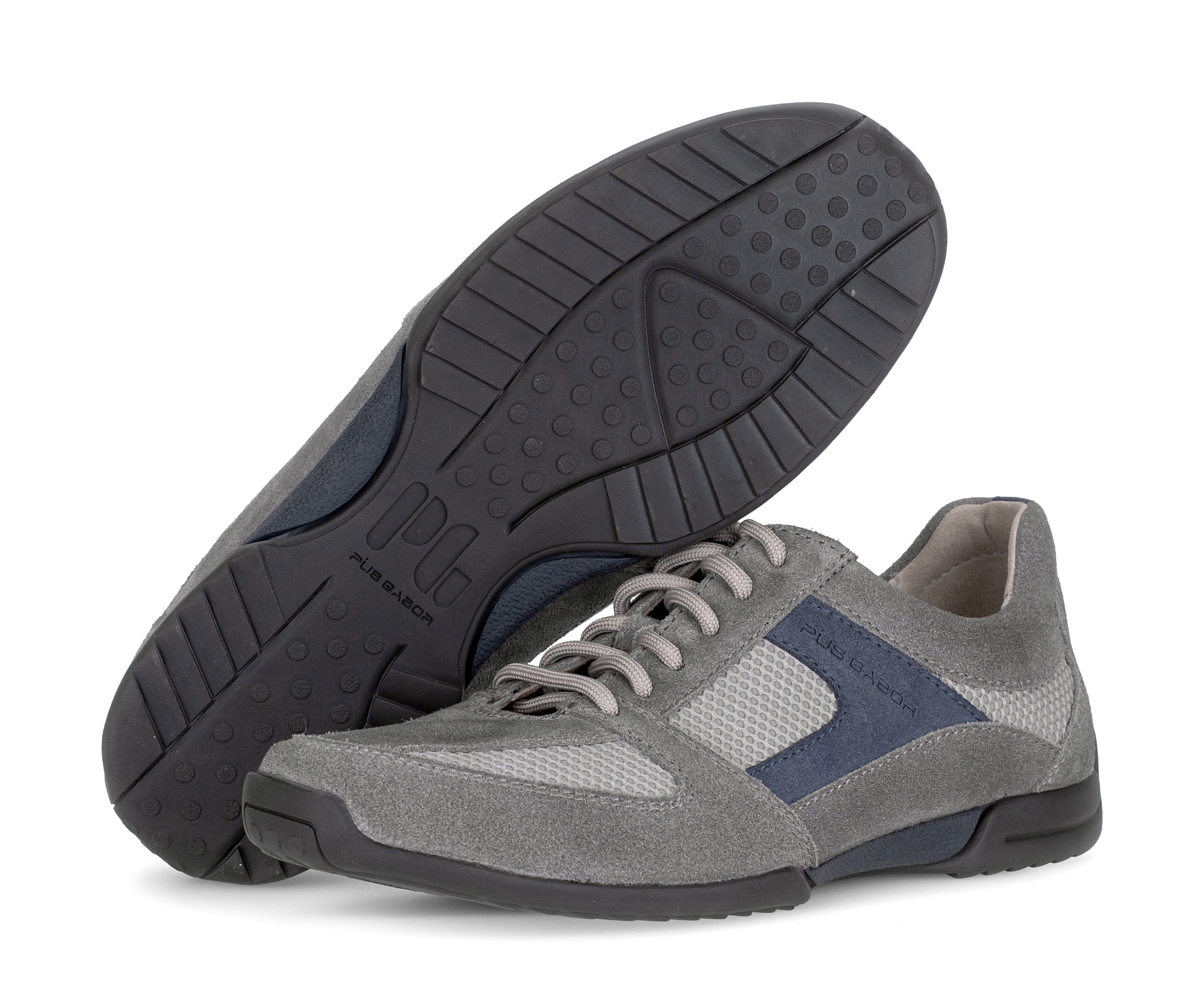 Pius Gabor Sneaker  , Freizeitschuh, Halbschuh, Schnürschuh mit Kontrastbesatz, G-Weite