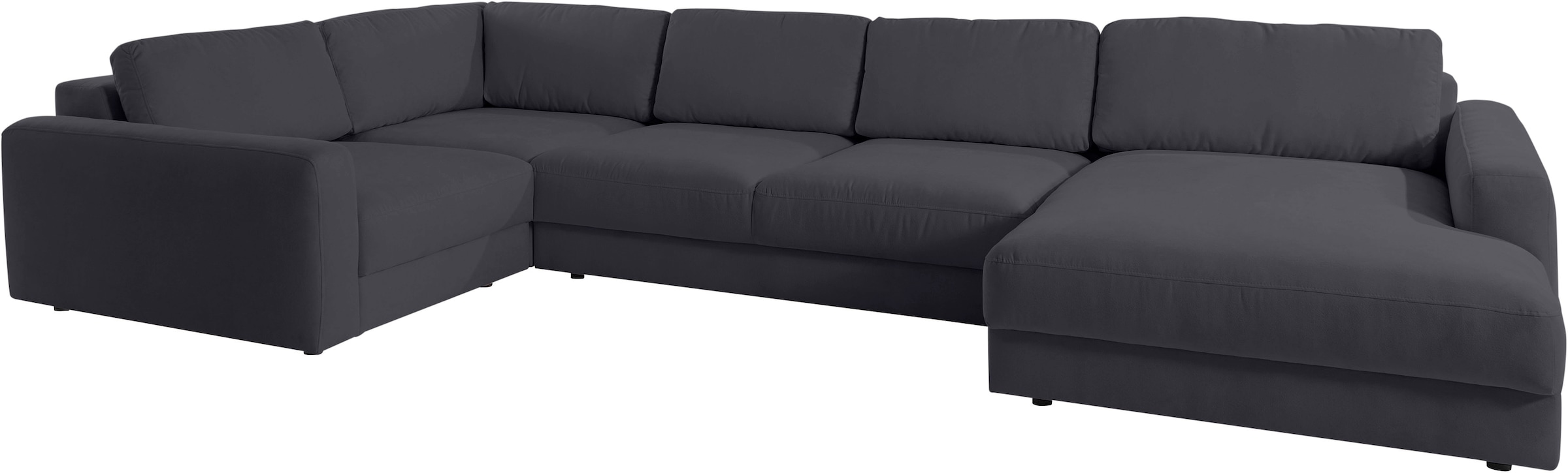 PLACES OF STYLE Wohnlandschaft »Bloomfield, Mega Polsterprogramm, Breite 405cm, viel Platz, U-Form« mit extra tiefer Sitzfläche, wahlweise mit Sitztiefenverstellung