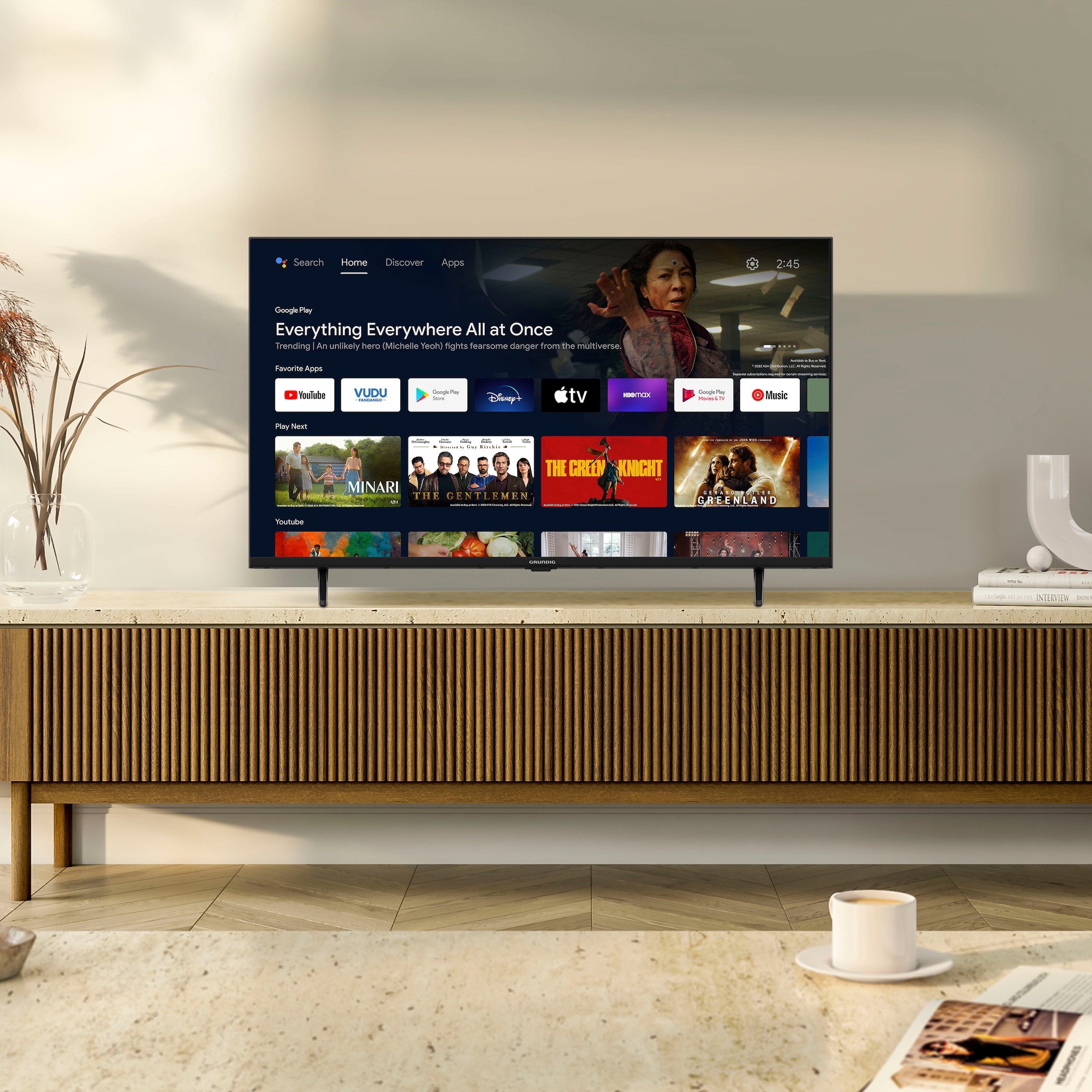 Grundig LED-Fernseher, 100 cm/40 Zoll, Full HD, Android TV-Smart-TV