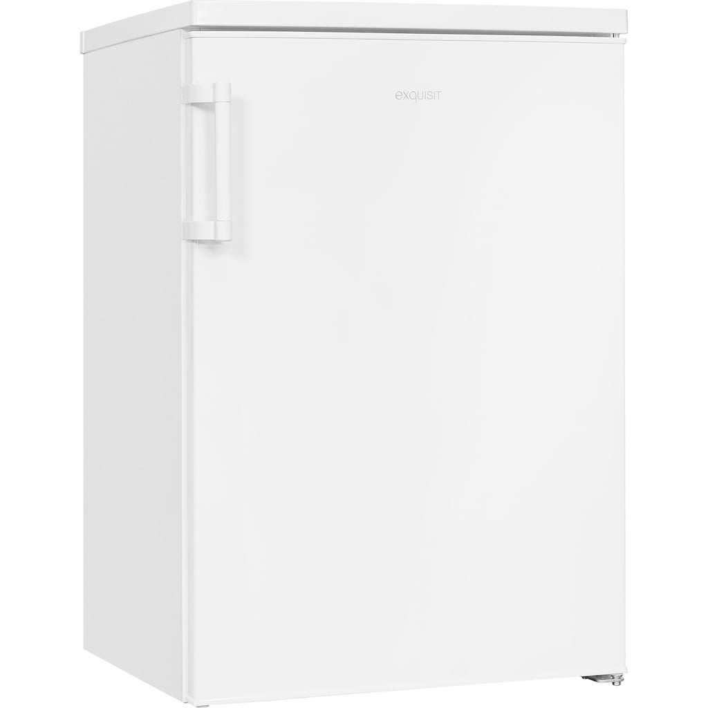 exquisit Kühlschrank »KS16-4-H-010E weiss«, KS16-4-H-010E weiss, 85 cm hoch, 56 cm breit