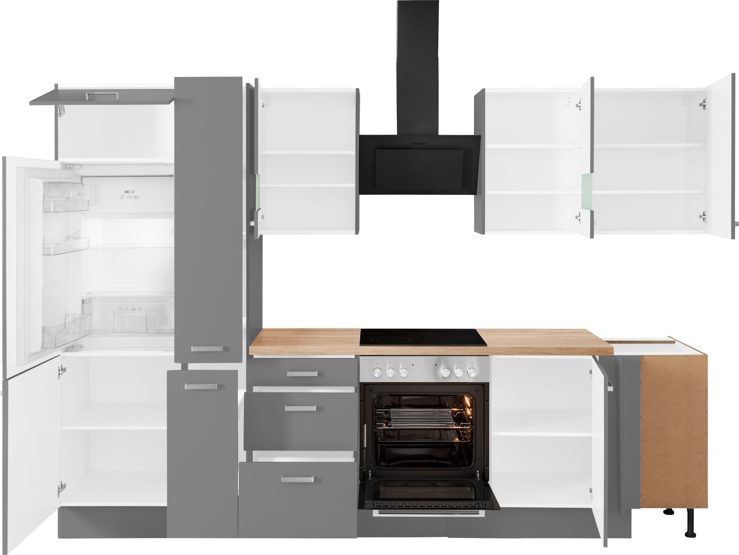 OPTIFIT Winkelküche »Parma«, ohne E-Geräte, Stellbreite 315 x 175 cm