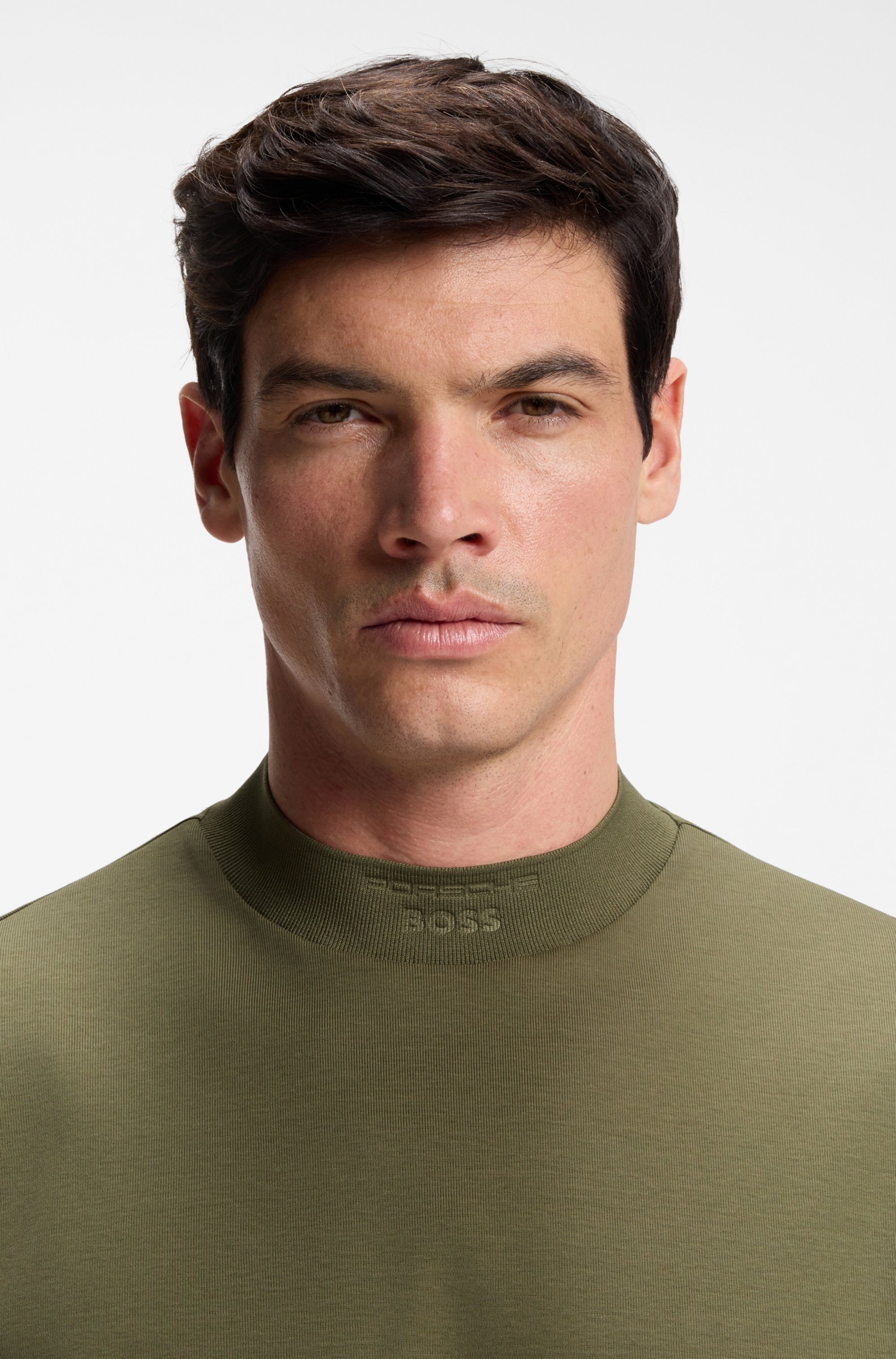 BOSS GREEN Stehkragenshirt »Porsche Spirit 70 Capsule Collection« Premium Herrenmode Limited