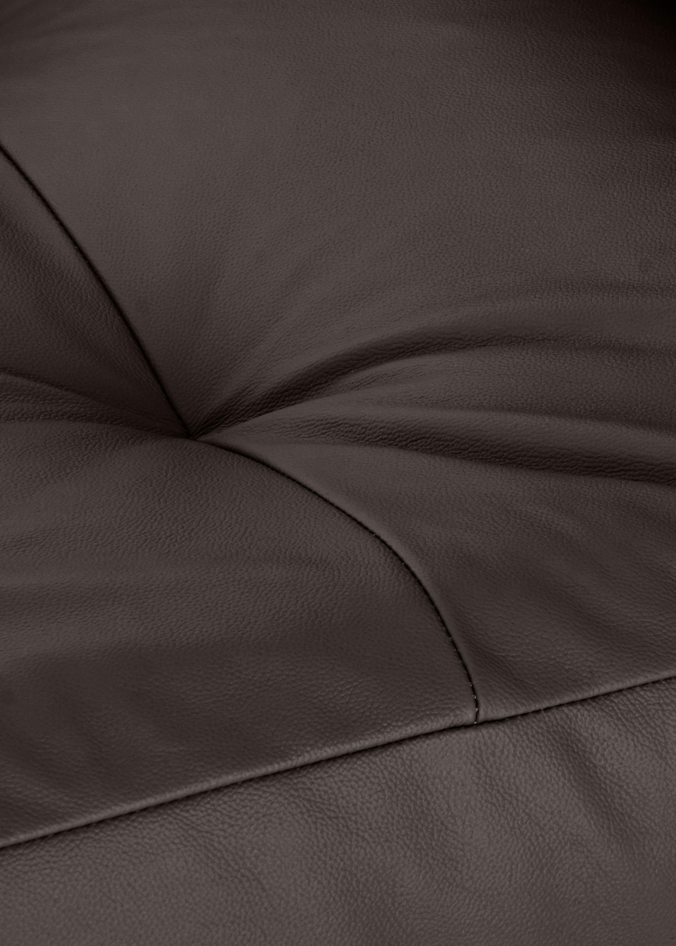 W.SCHILLIG Chaiselongue »softy«, mit dekorativer Heftung im Sitz, Füße schwarz pulverbeschichtet