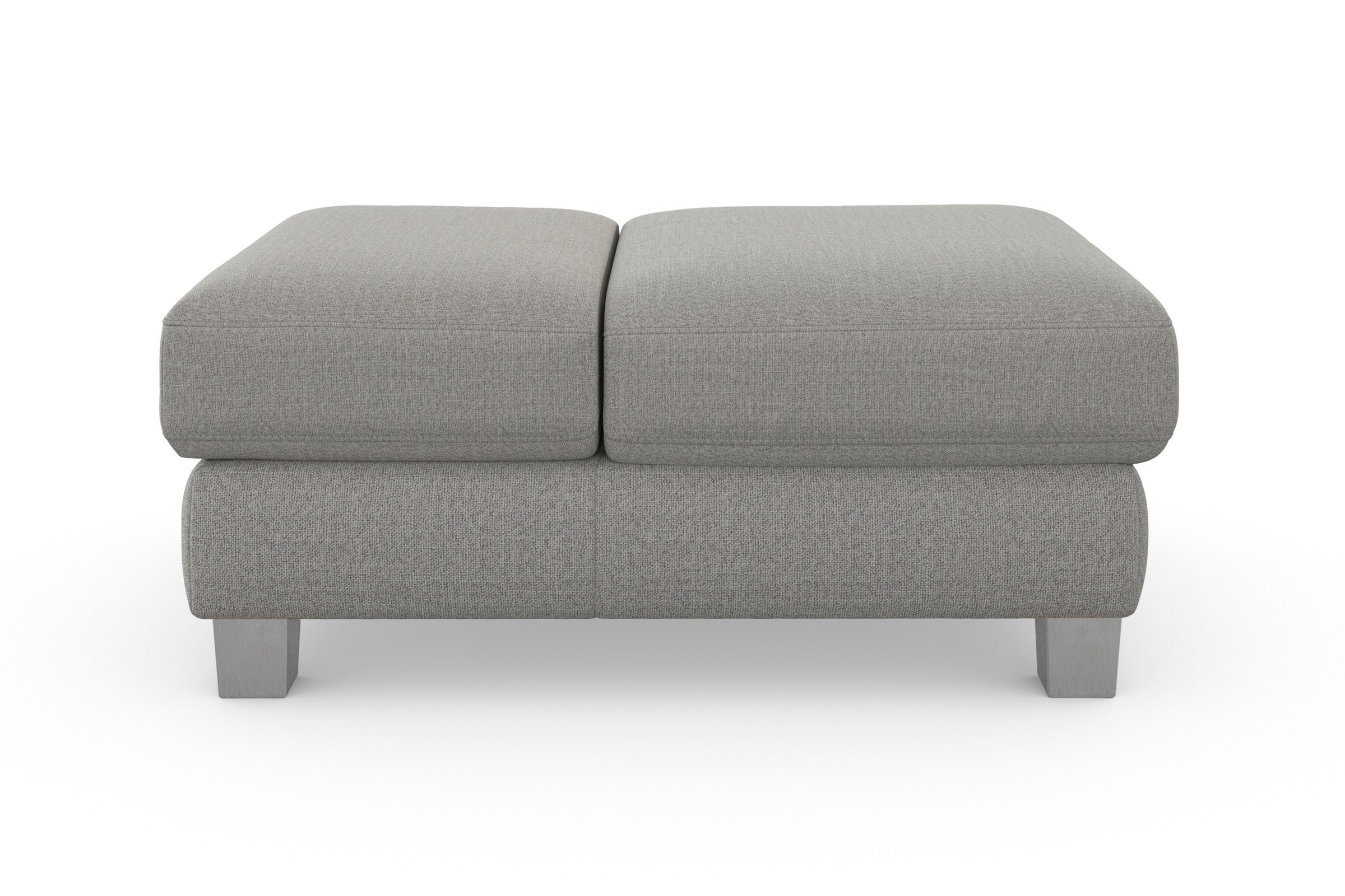 sit&more Polsterhocker »Dundee«, mit Klappfunktion, Federkern und hochwertigen Edelstahlfüßen