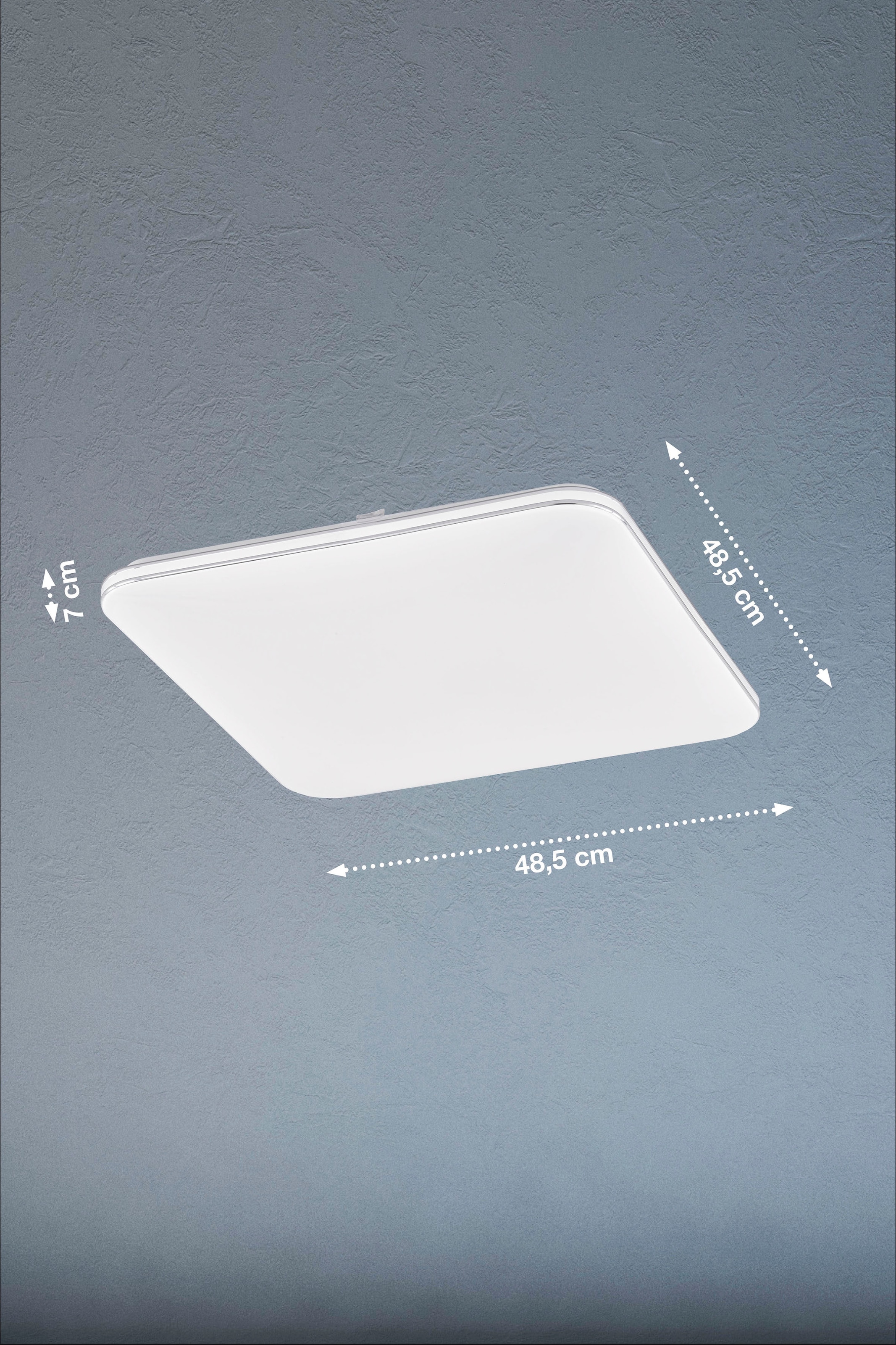 FISCHER & HONSEL LED Deckenleuchte »Porto«, 1 flammig, Leuchtmittel LED-Modul | LED fest integriert