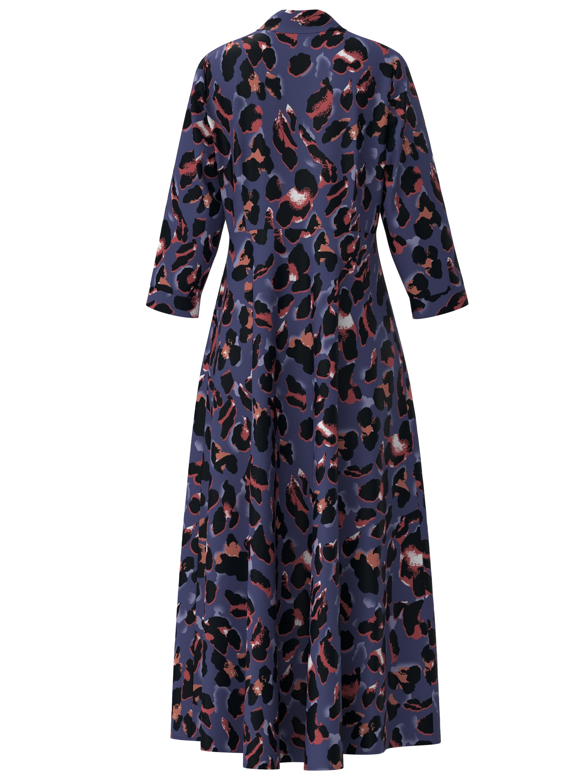 Y.A.S Hemdblusenkleid »YASSAVANNA LONG SHIRT DRESS«, Sommerkleid, mit 3/4 Ärmel
