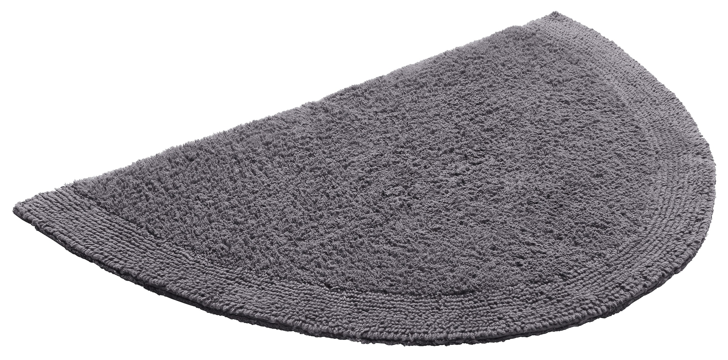 my home Badematte »Kapra, Badvorleger, Badezimmer Teppich«, beidseitig nutzbar-fußbodenheizungsgeeignet-strapazierfähig, mit Bordüre, Badteppich, Badematte, Baumwolle